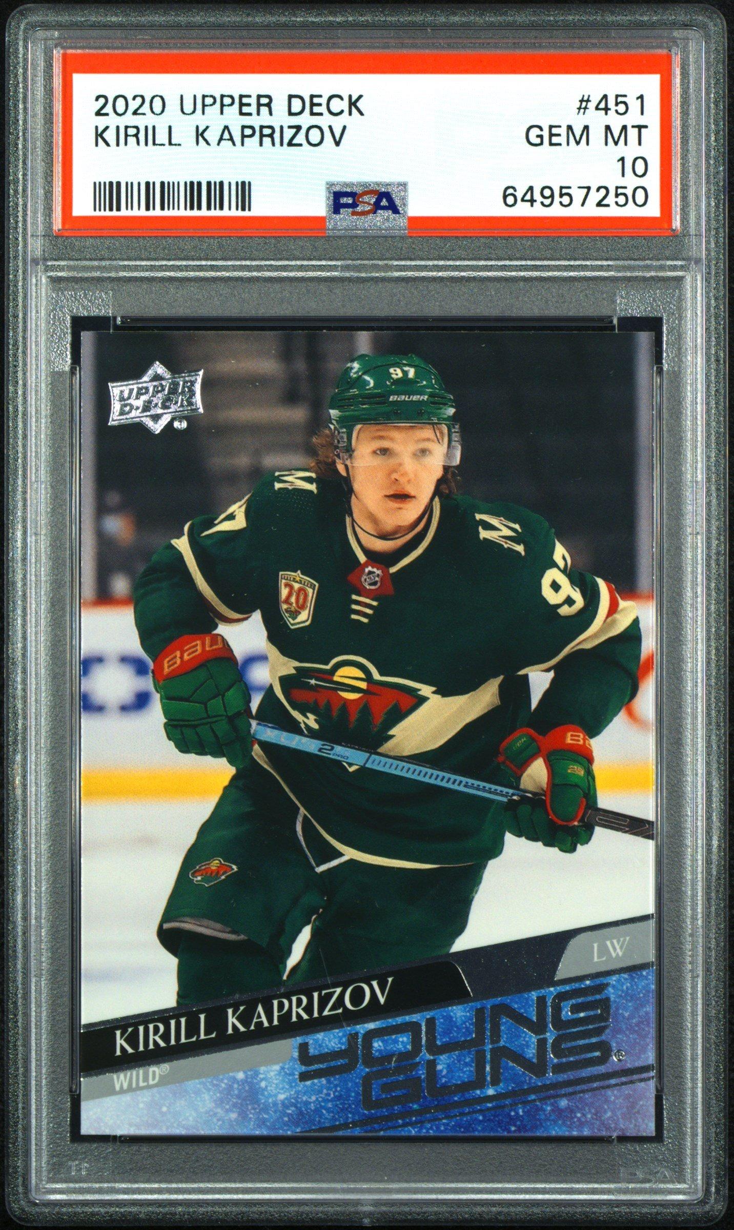 2020 Upper Deck 451 Kirill Kaprizov PSA 10
