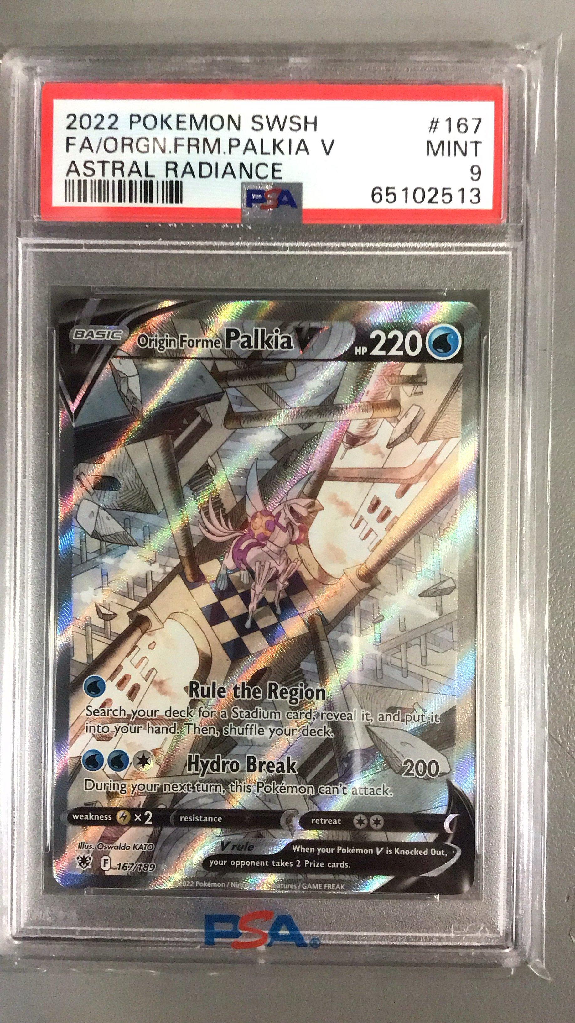 palkia v pokemon card value Palkia Originel V - Astral Radiance pokmon card 039/189