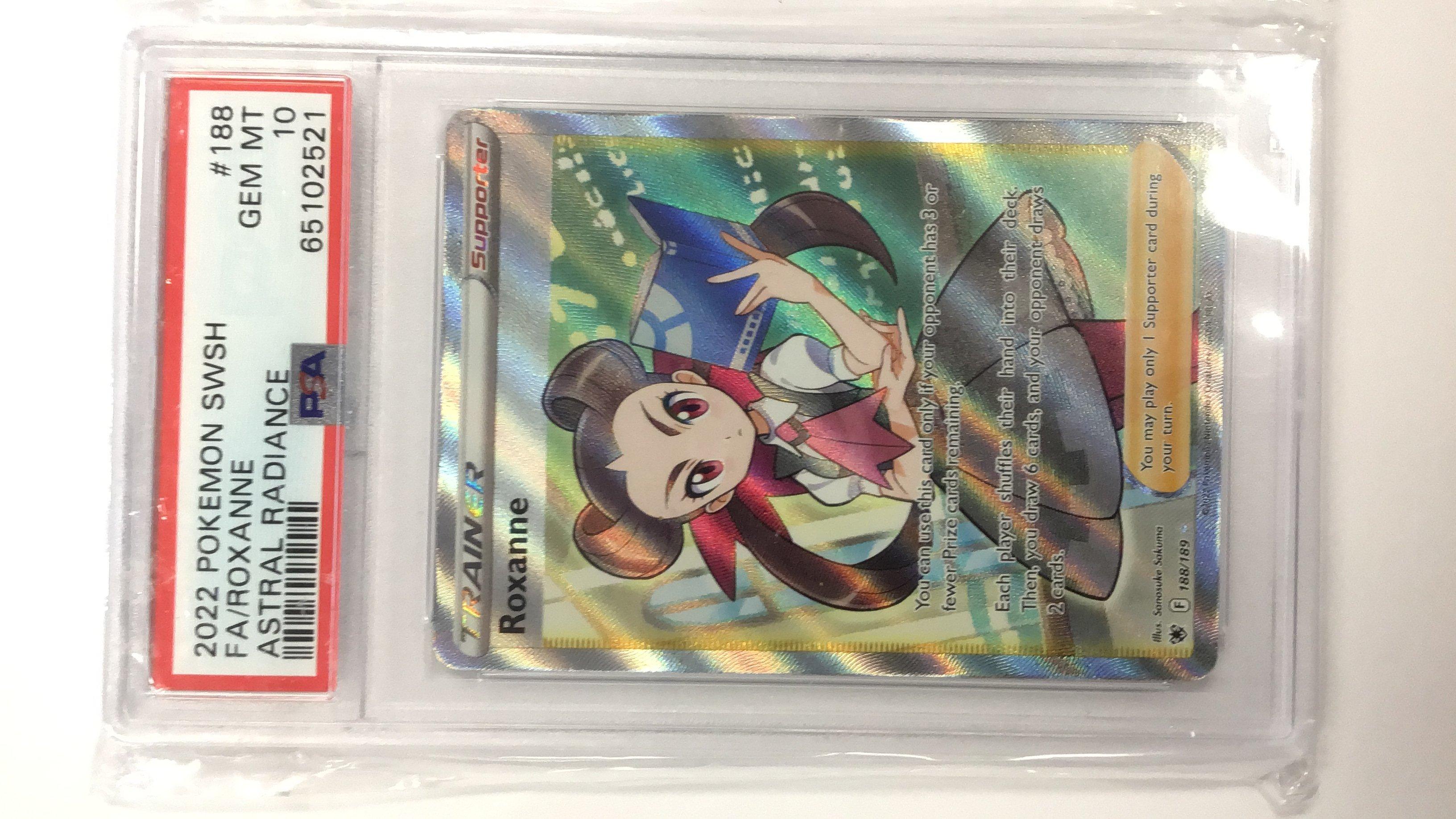 2022 Pokemon Sword & Shield Astral Radiance 188 Fa/roxanne PSA 10