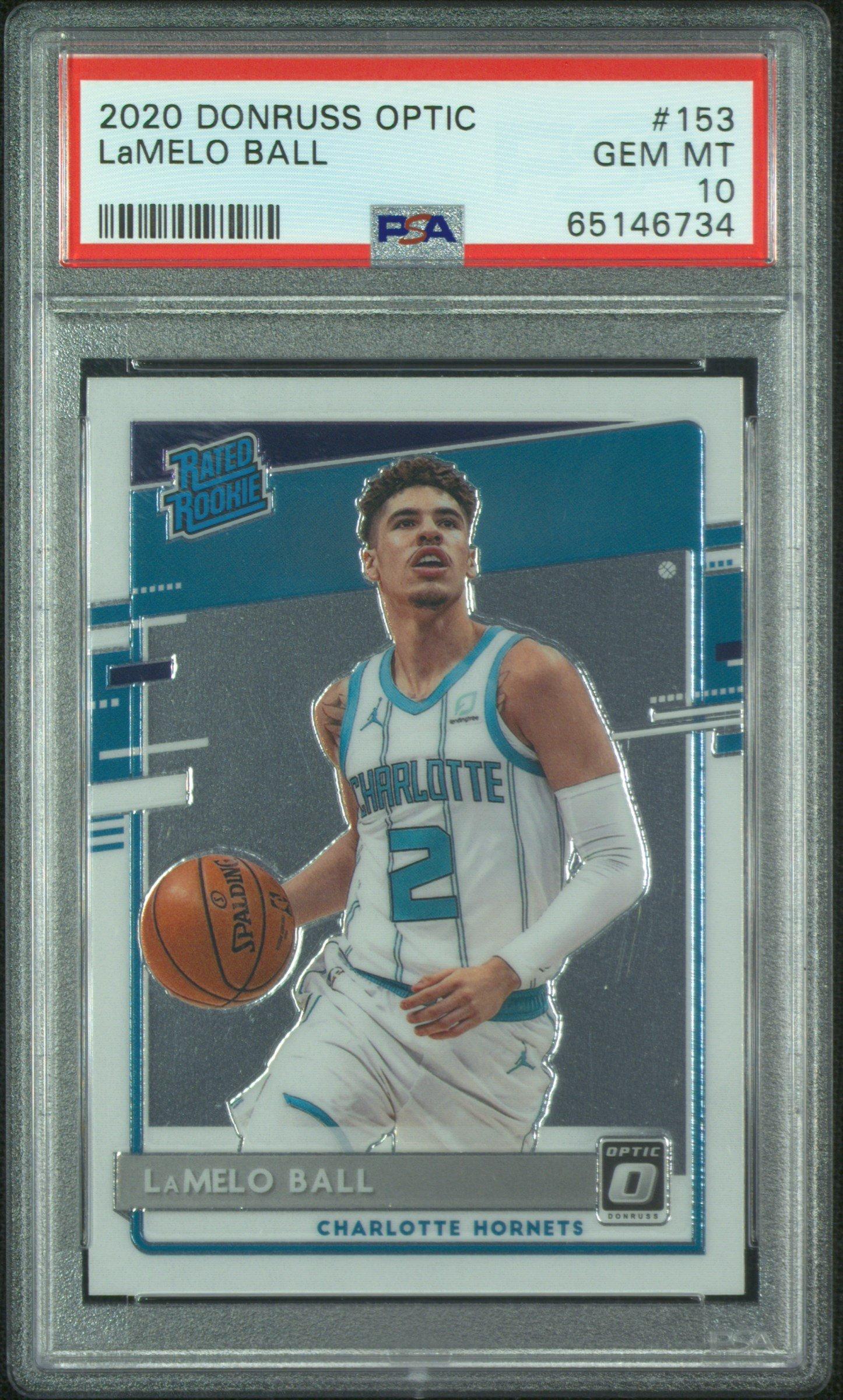 2020 Panini Donruss Optic 153 Lamelo Ball PSA