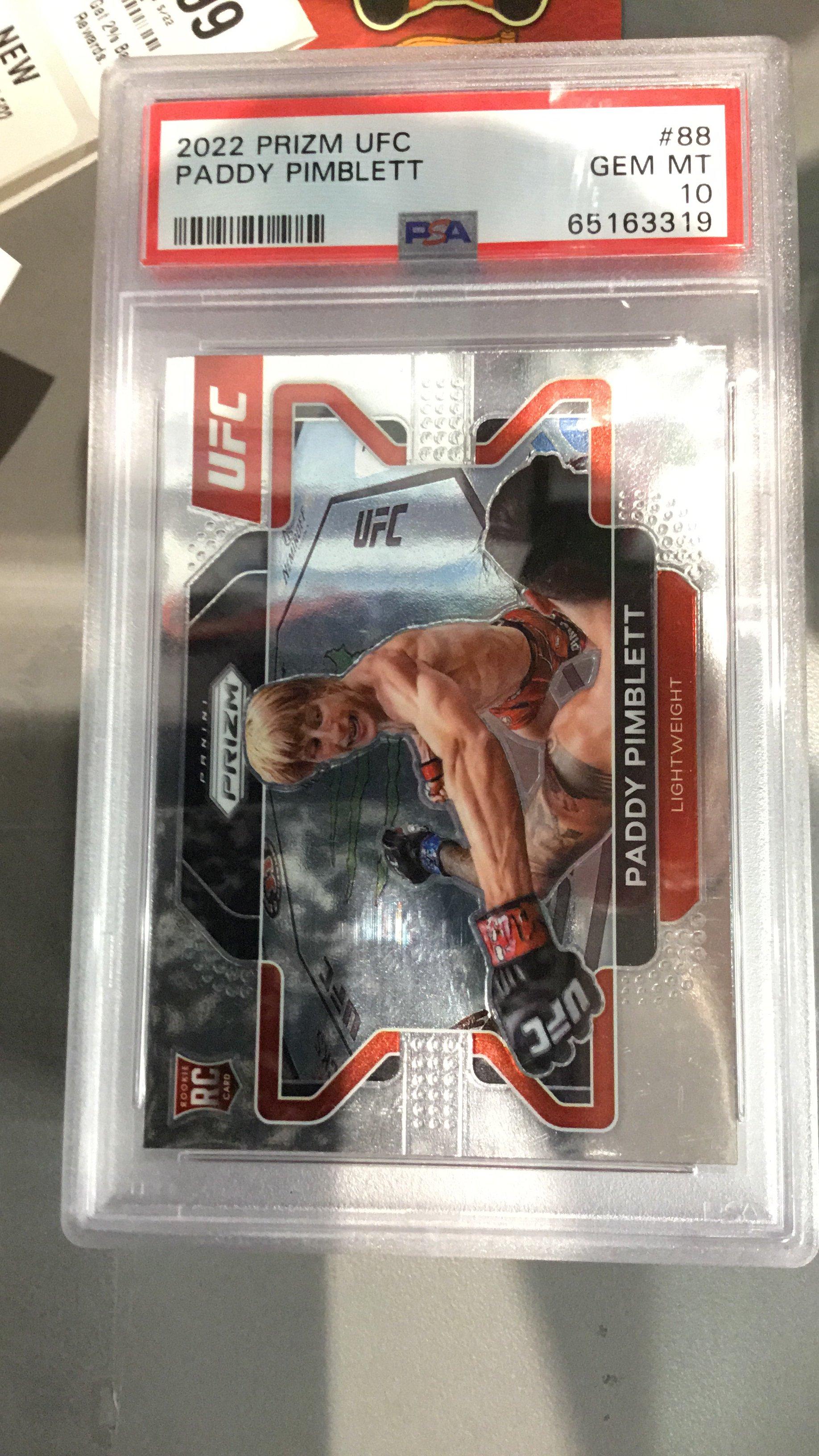 graded ufc cards 2024 Topps Knockout Sean O'Malley Jumbo Fight Mat Relic Auto Platinum 1/1 PSA/DNA Authentic  Whatnot: Shop, Sell, Connect UFC Trading Cards  Impact