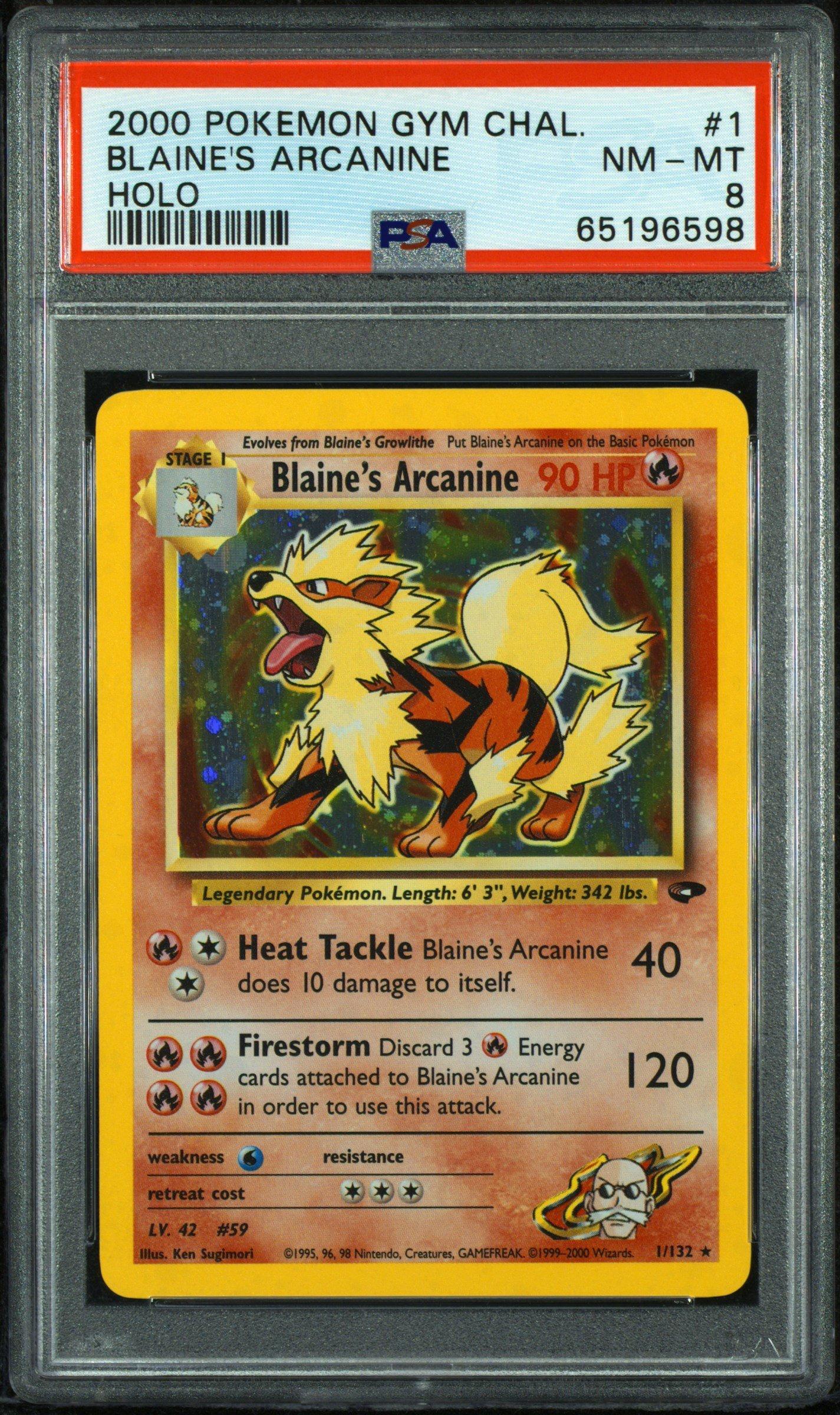 arcanine holo pokemon card 11/122 Uncommon Weakness Water 2 Retreat Cost japanese arcanine pokemon card value