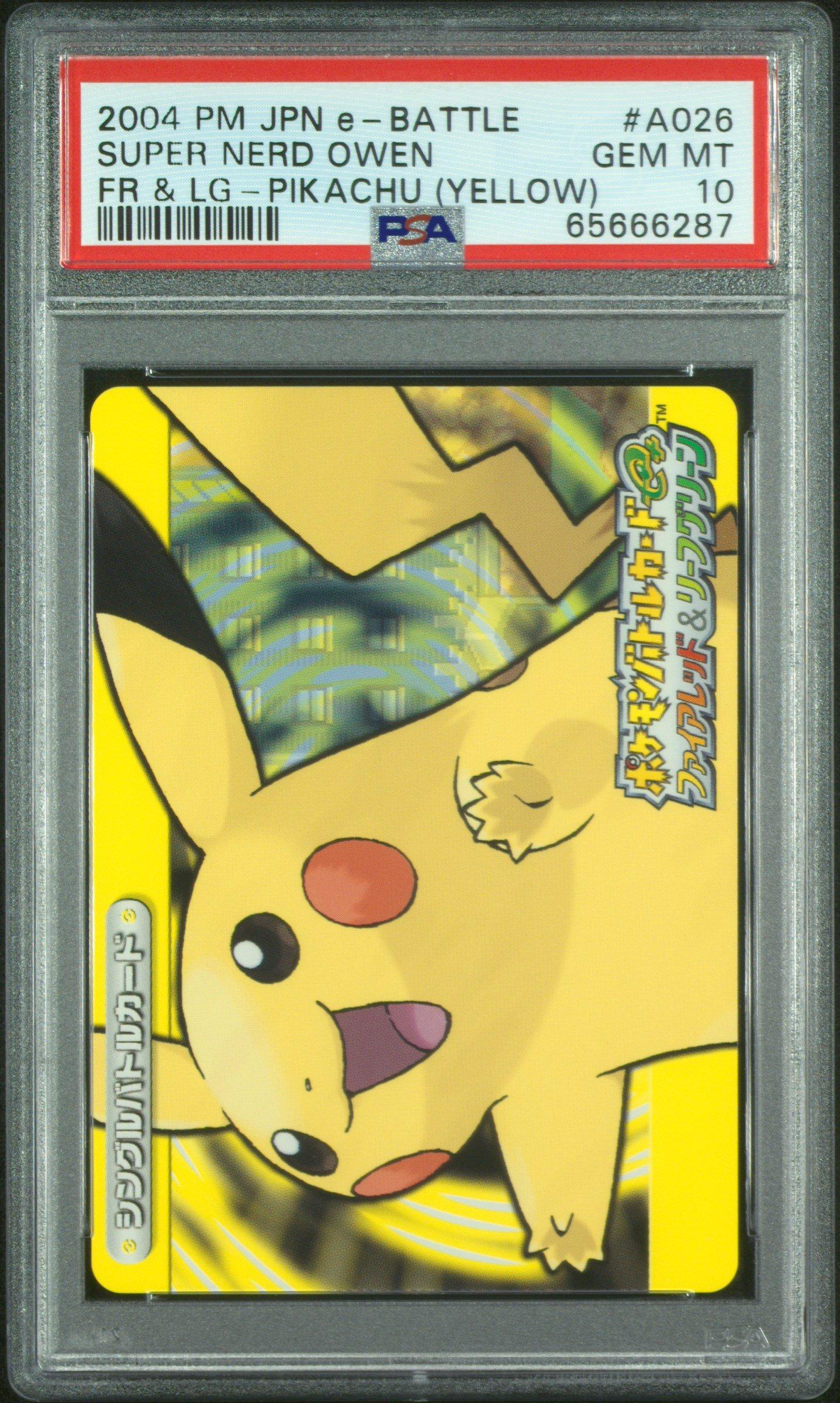 2004 Pokemon Japanese E-battle Firered & Leafgreen A026 Super Nerd