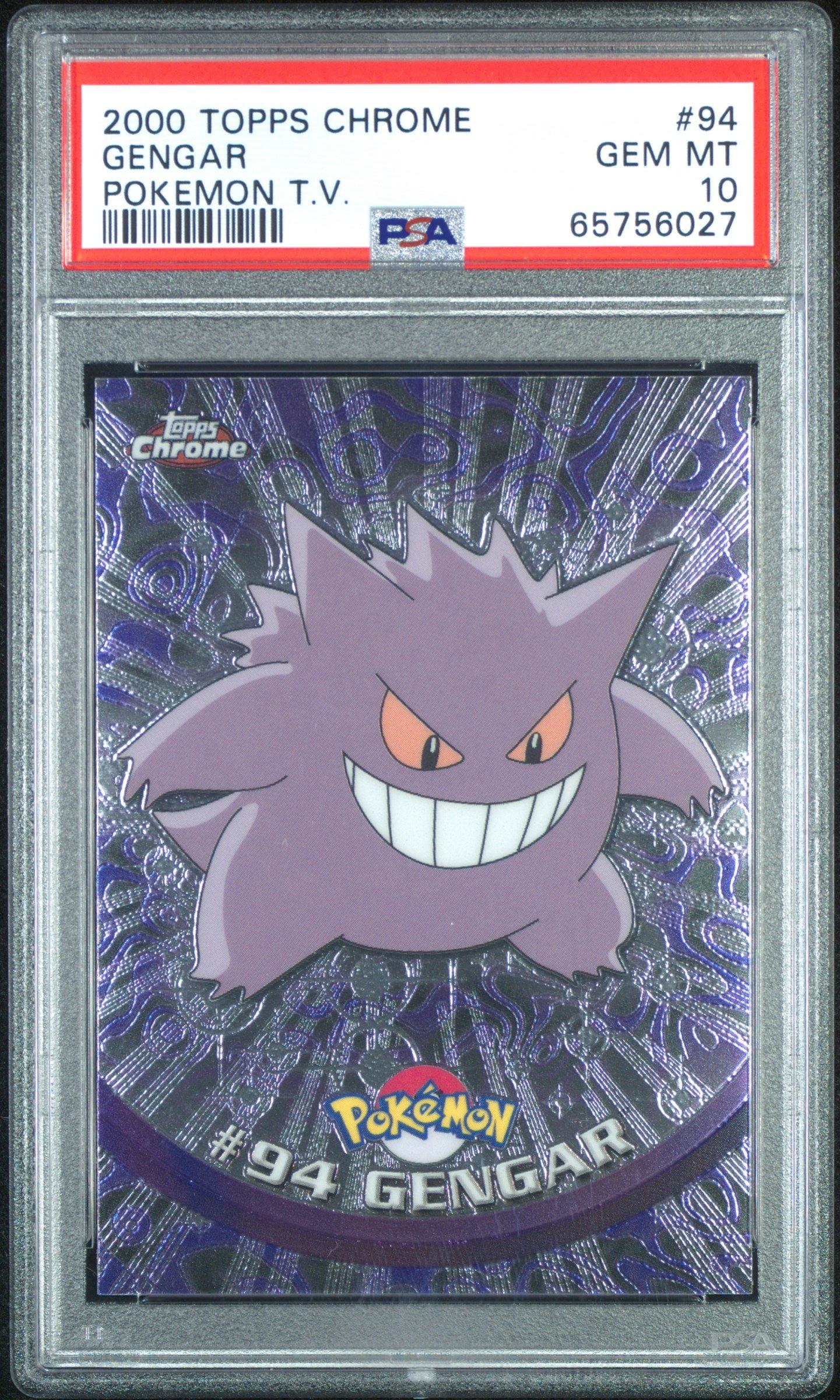 2000 Topps Chrome Pokemon T.v. 94 Gengar PSA 10 | GameStop