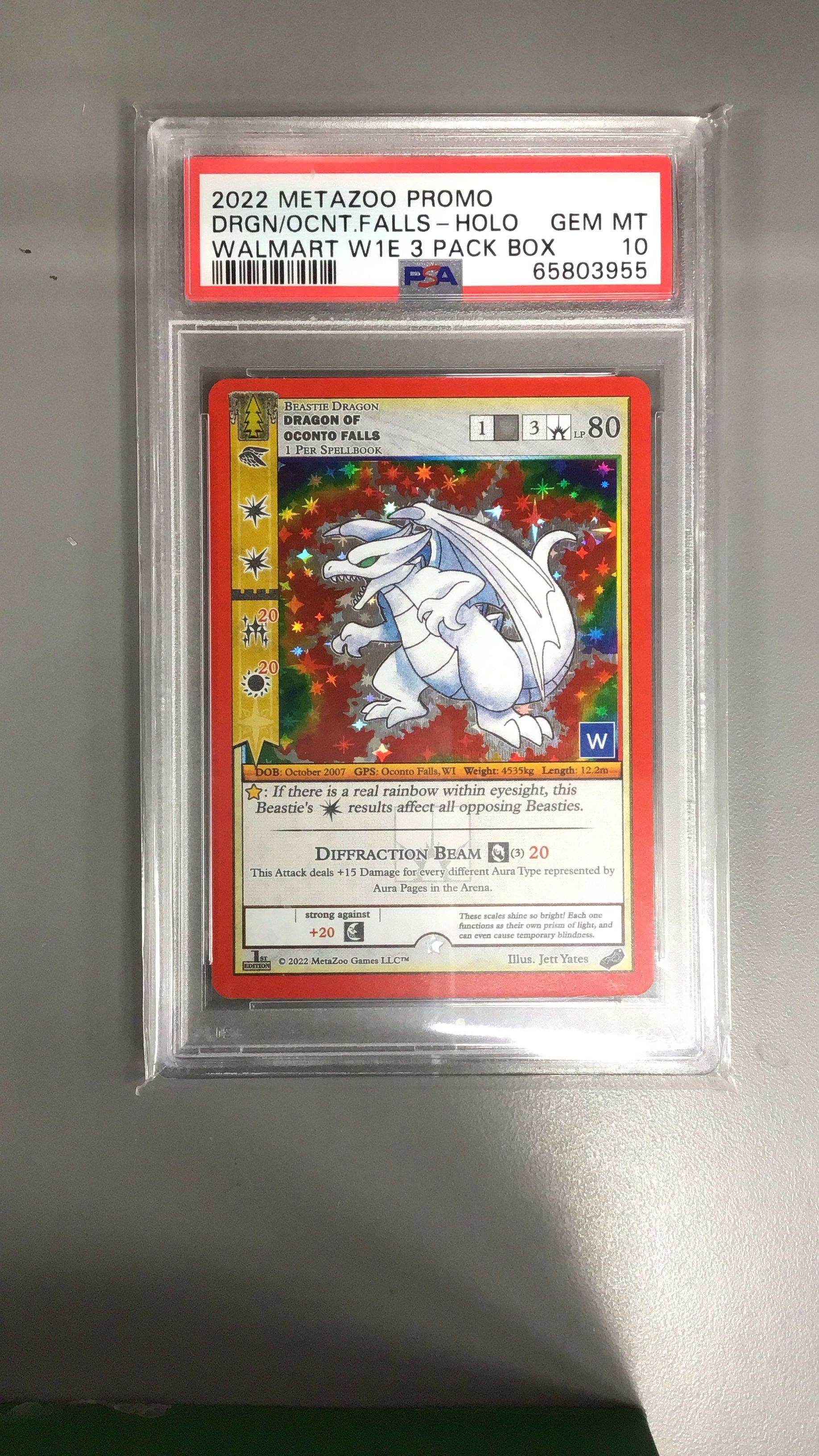2022 Metazoo Promo Dragon Of Oconto Falls-holo Walmart Wilderness