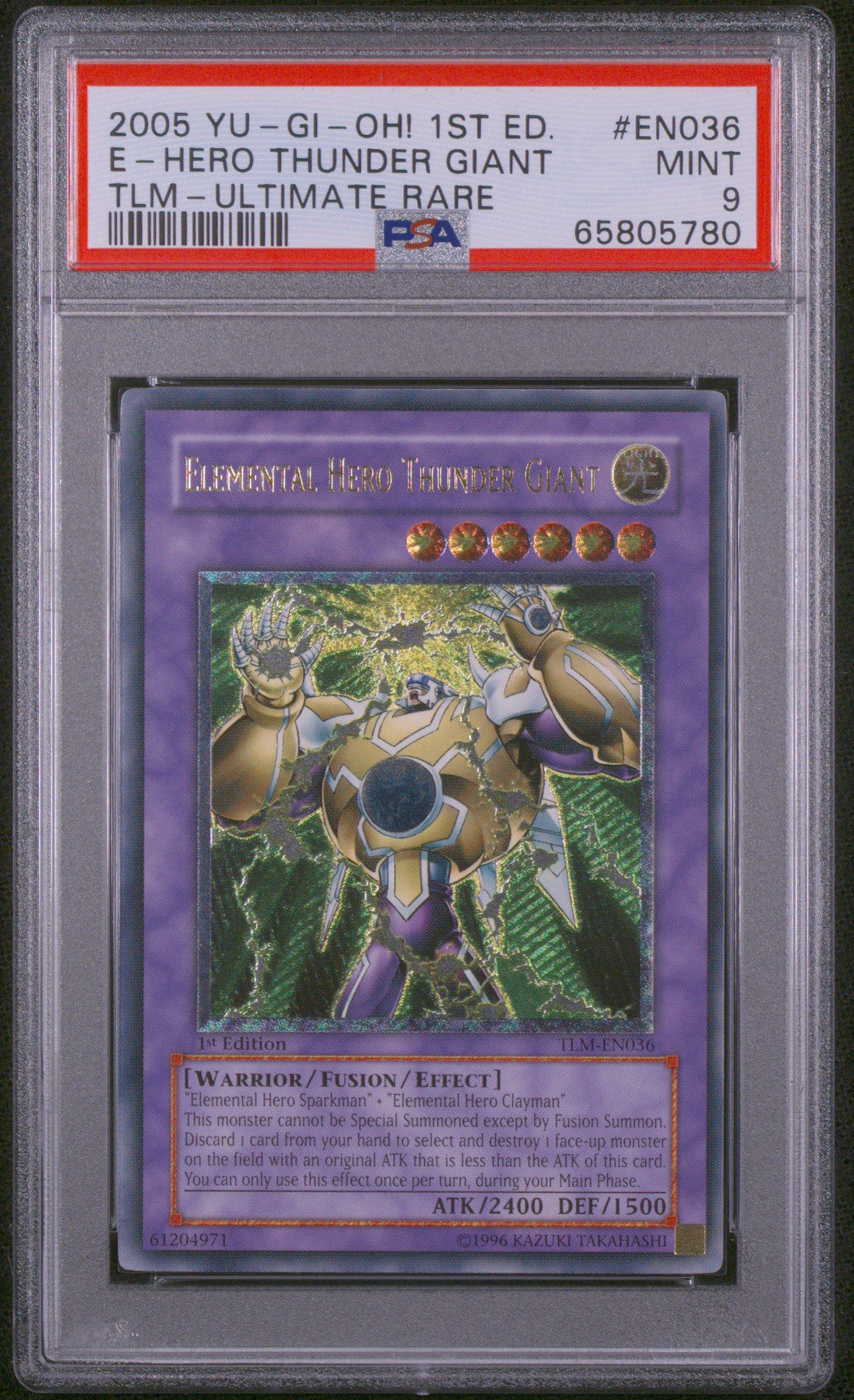 遊戯王OCG デュエルモンスターズ E-HERO THUNDER GIANT TLM-ULTIMATE RARE yugioh Elemental Hero Thunder Giant TLM-EN036 Unlimited Ed