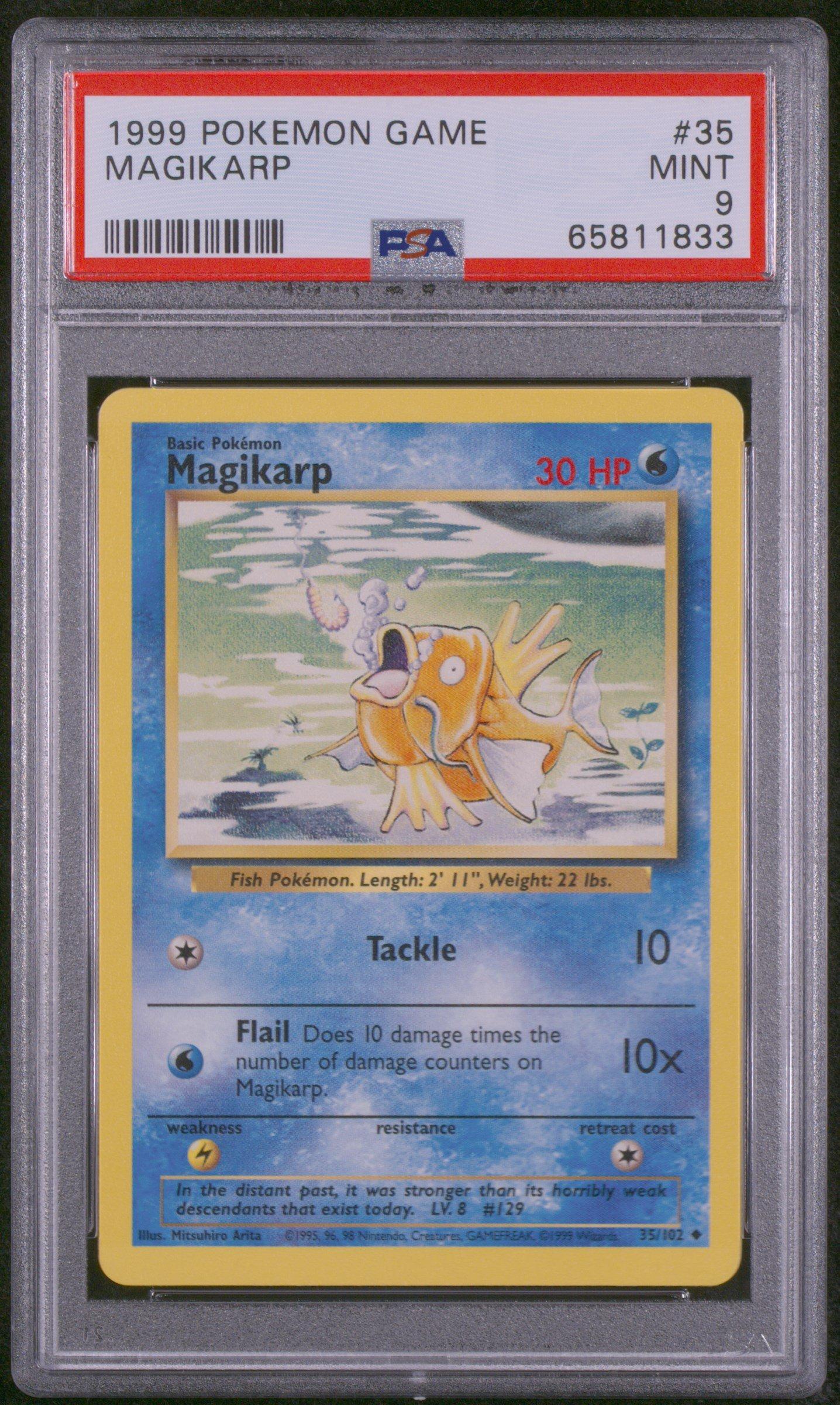 1999 Pokemon Game 35 Magikarp PSA 9 | GameStop
