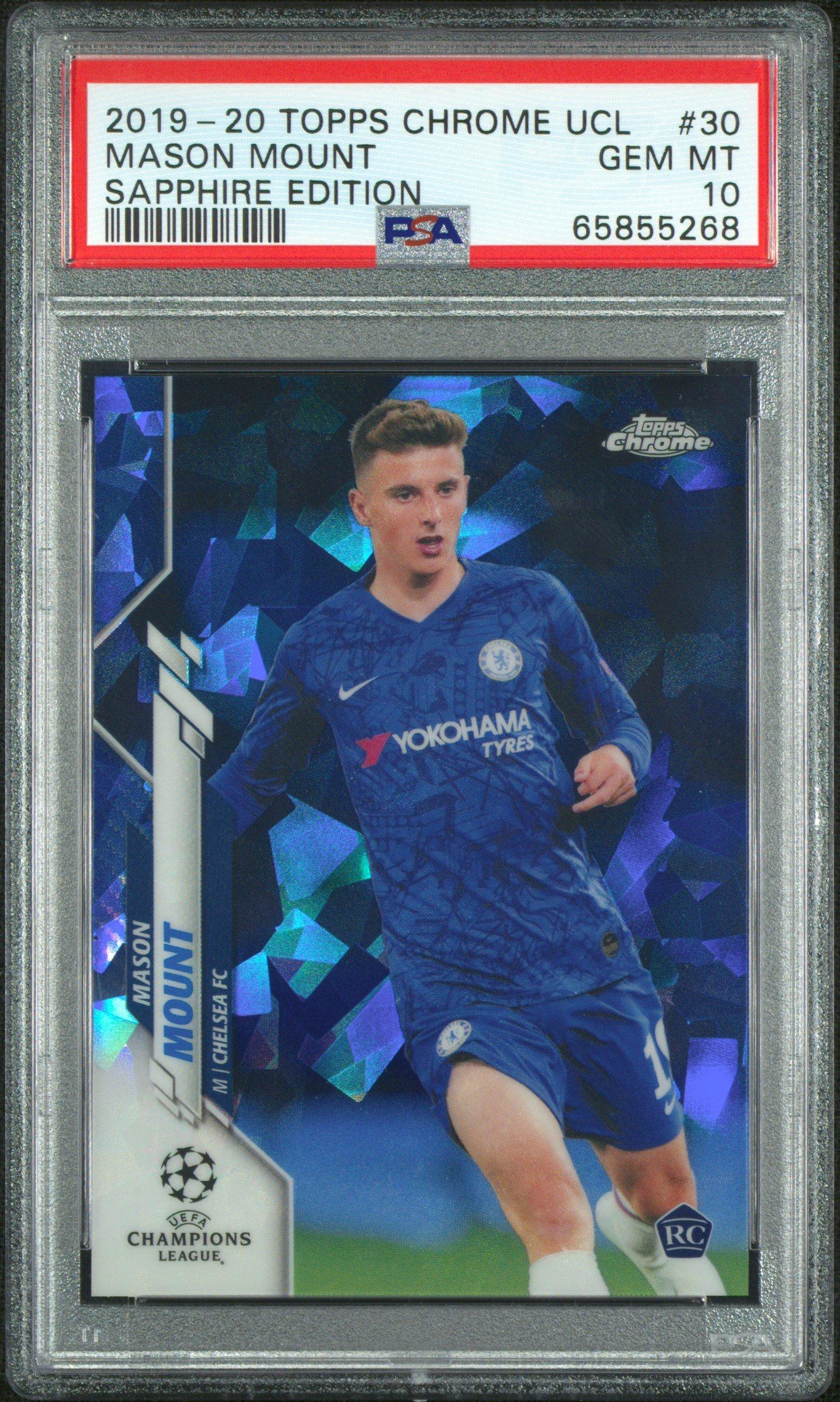 その他 Topps UCL chrome Mason Mount RC /150 2019 Topps Chrome Uefa Champions League Sapphire Edition 30 Mason