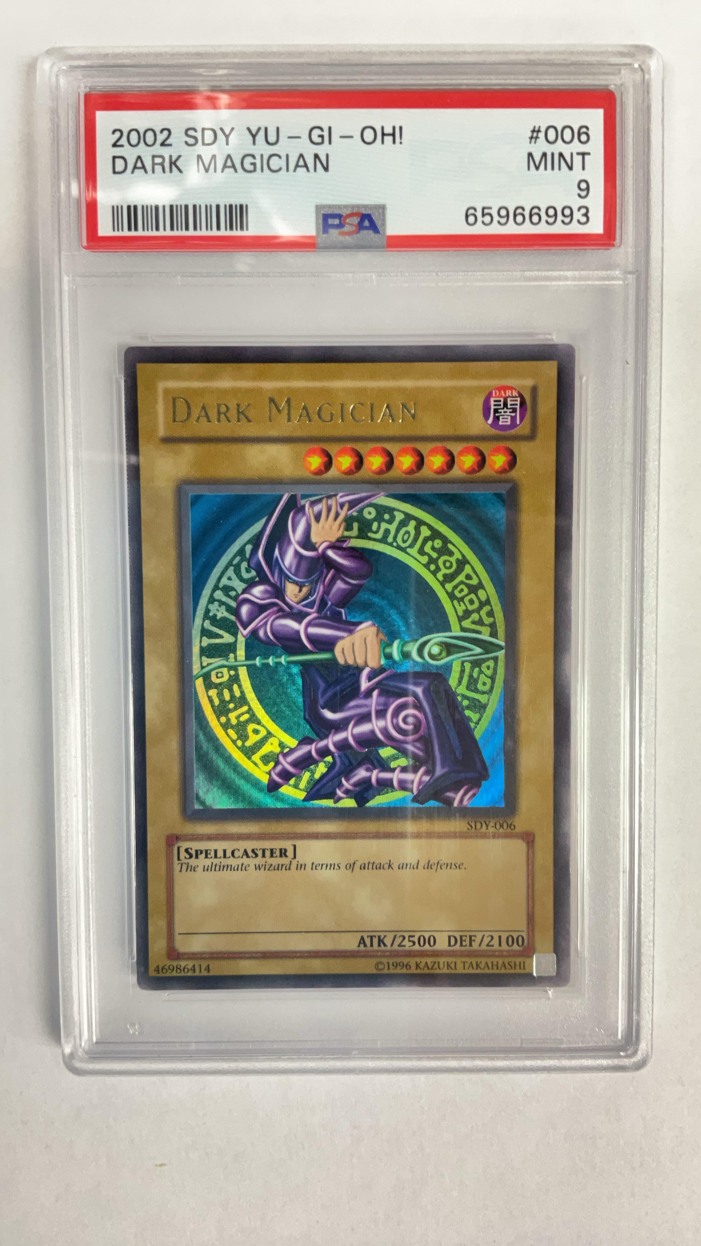 2002 Yu-gi-oh! Starter Deck: Yugi 006 Dark Magician PSA 9
