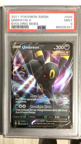 2021 Pokemon Sword & Shield Evolving Skies 095 Full Art/umbreon