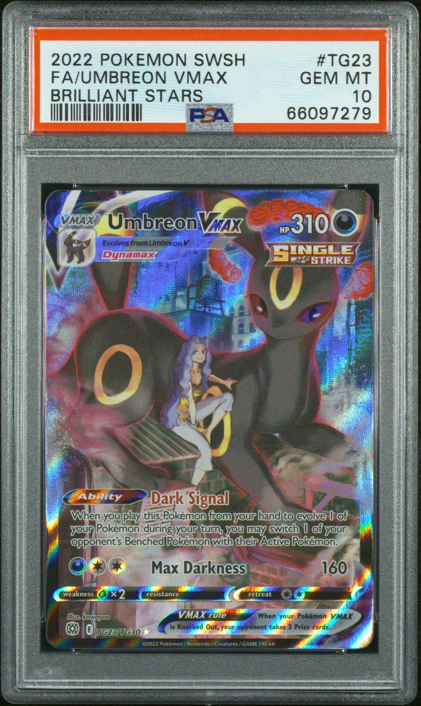 2022 Pokemon Sword & Shield Brilliant Stars Tg23 Full Art/umbreon