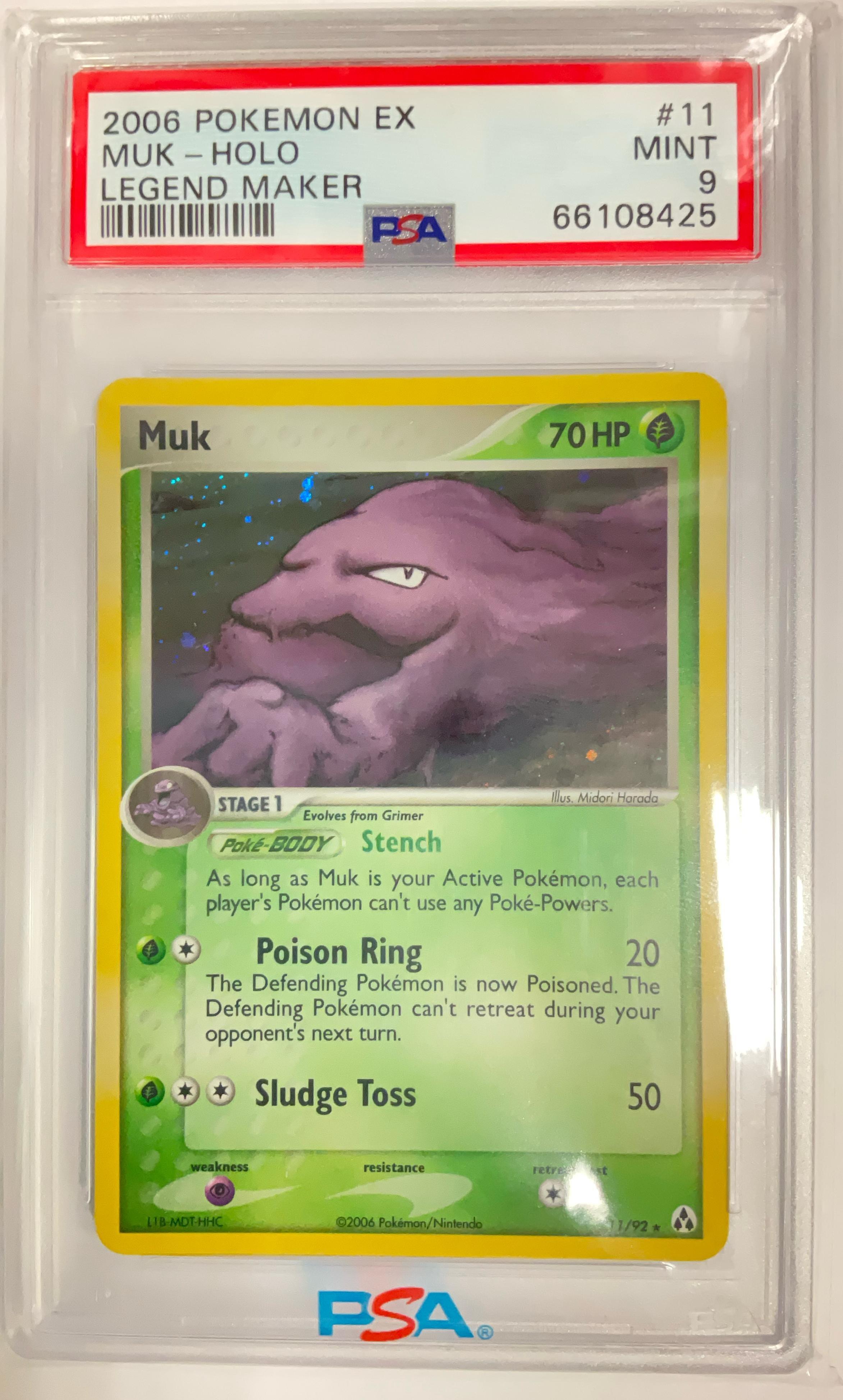 2006 Pokemon Ex Legend Maker 11 Muk-holo PSA 9 | GameStop