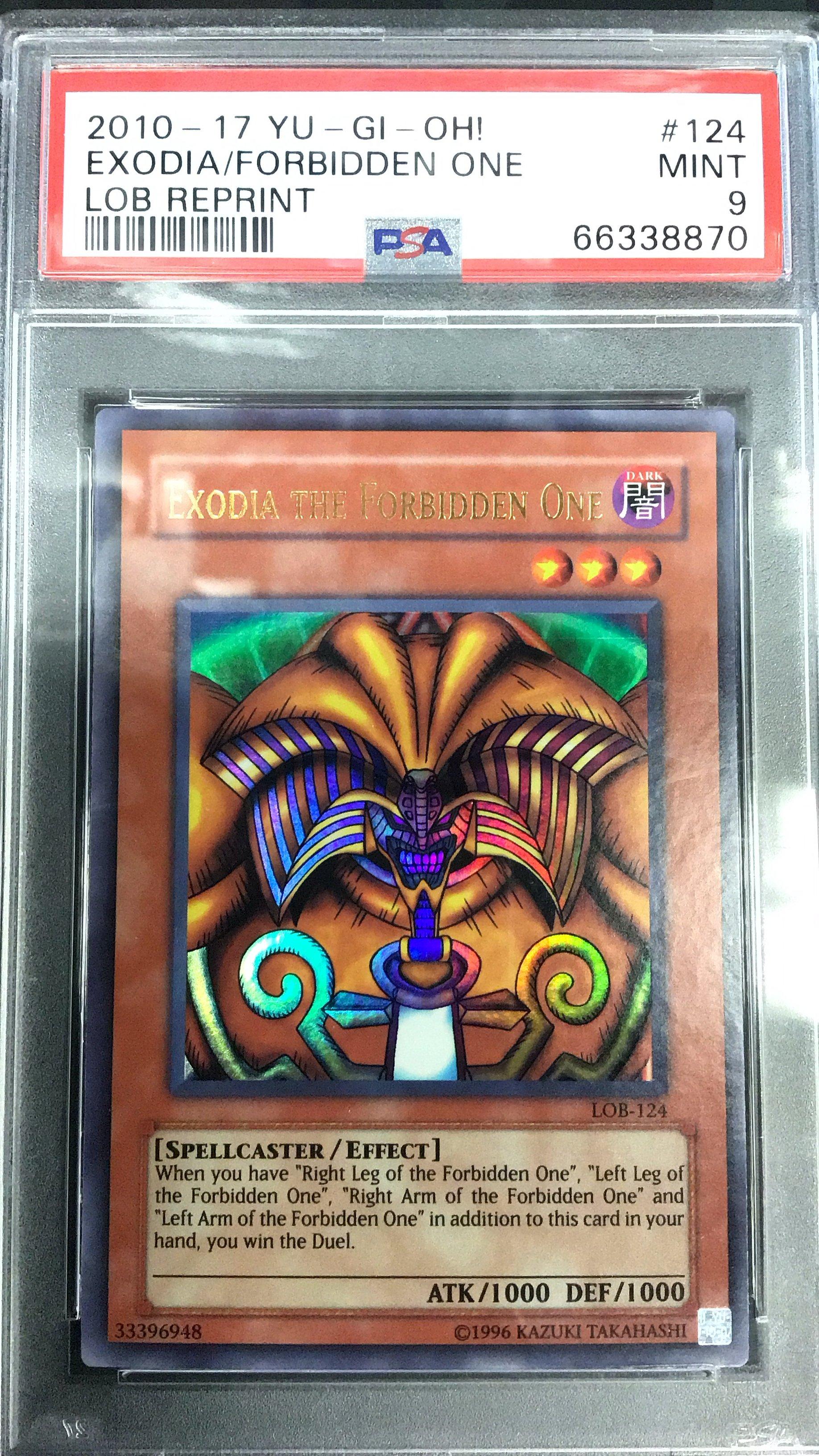 2010-2017 Yu-gi-oh! Legend Of Blue Eyes White Dragon Reprint 124 Exodia ...