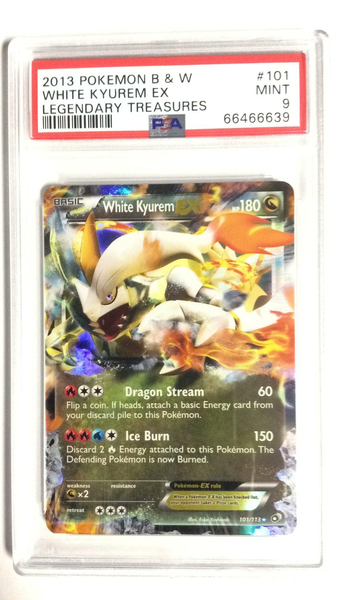 2013 Pokemon Black & White Legendary Treasures 101 White Kyurem Ex