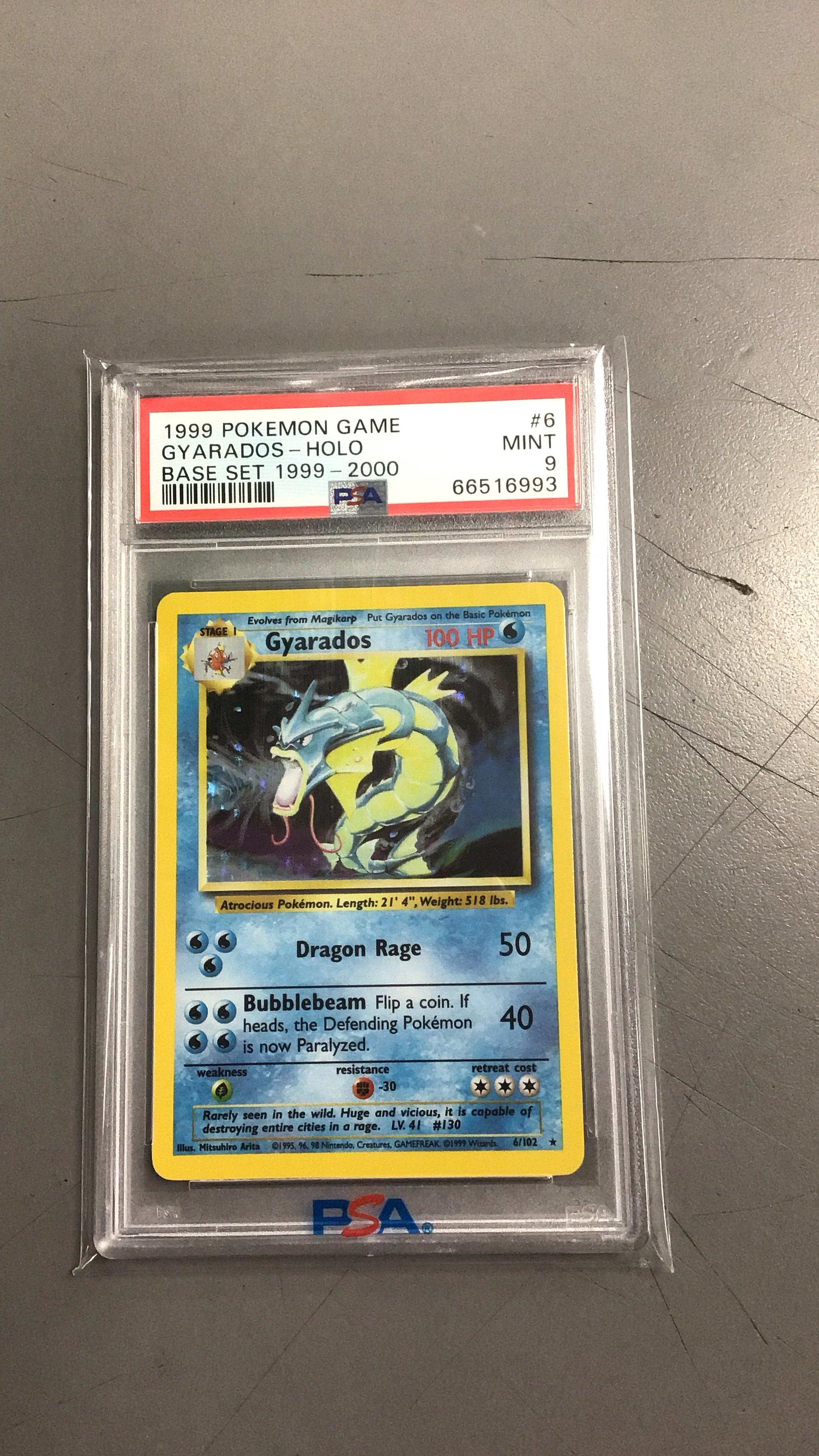 1999 Pokemon Game 6 Gyarados-holo Base Set 1999-2000 PSA 9 Graded Card |  GameStop