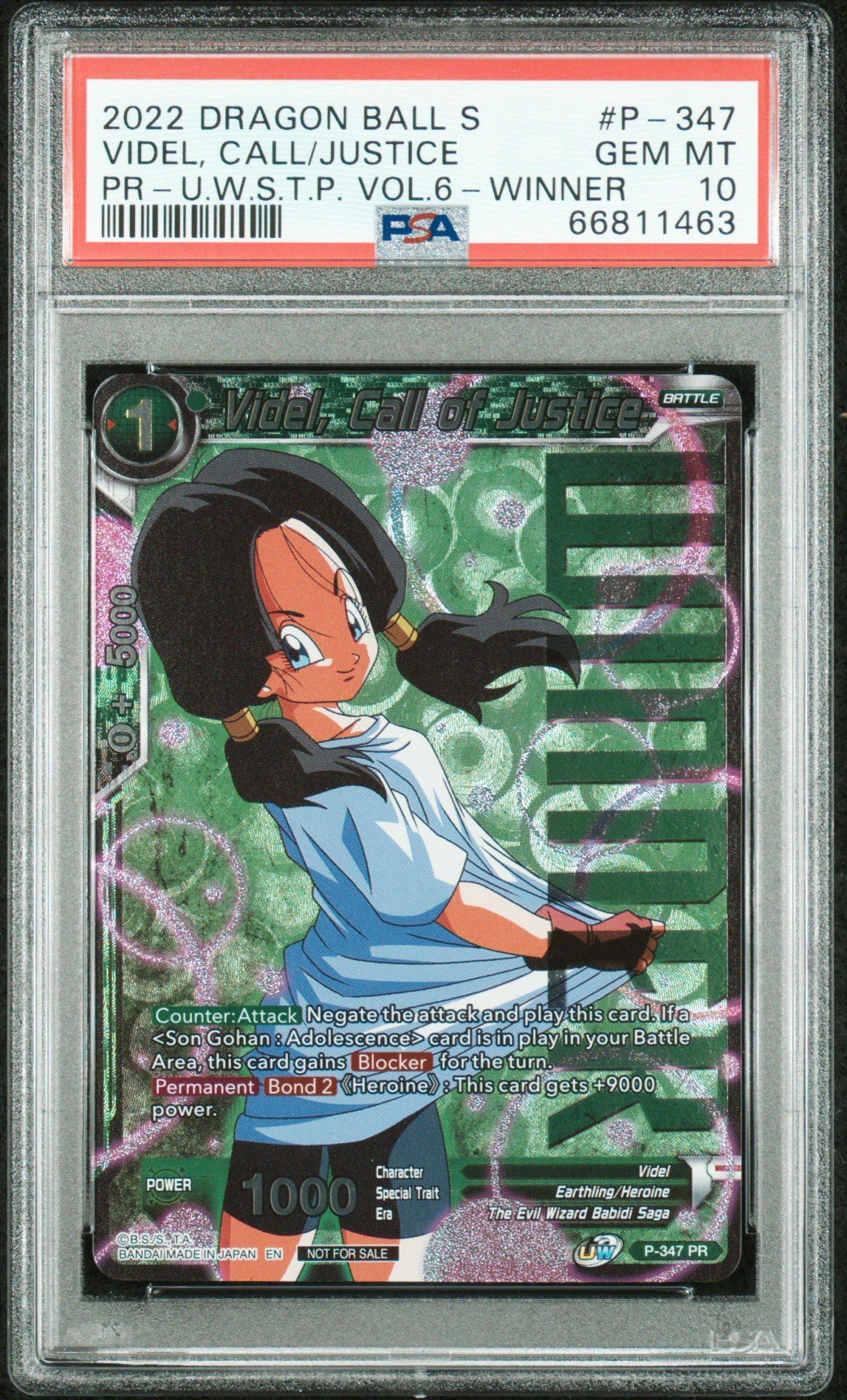 2022 Dragon Ball Super Promos P-347 Videl, Call Of Justice Unison