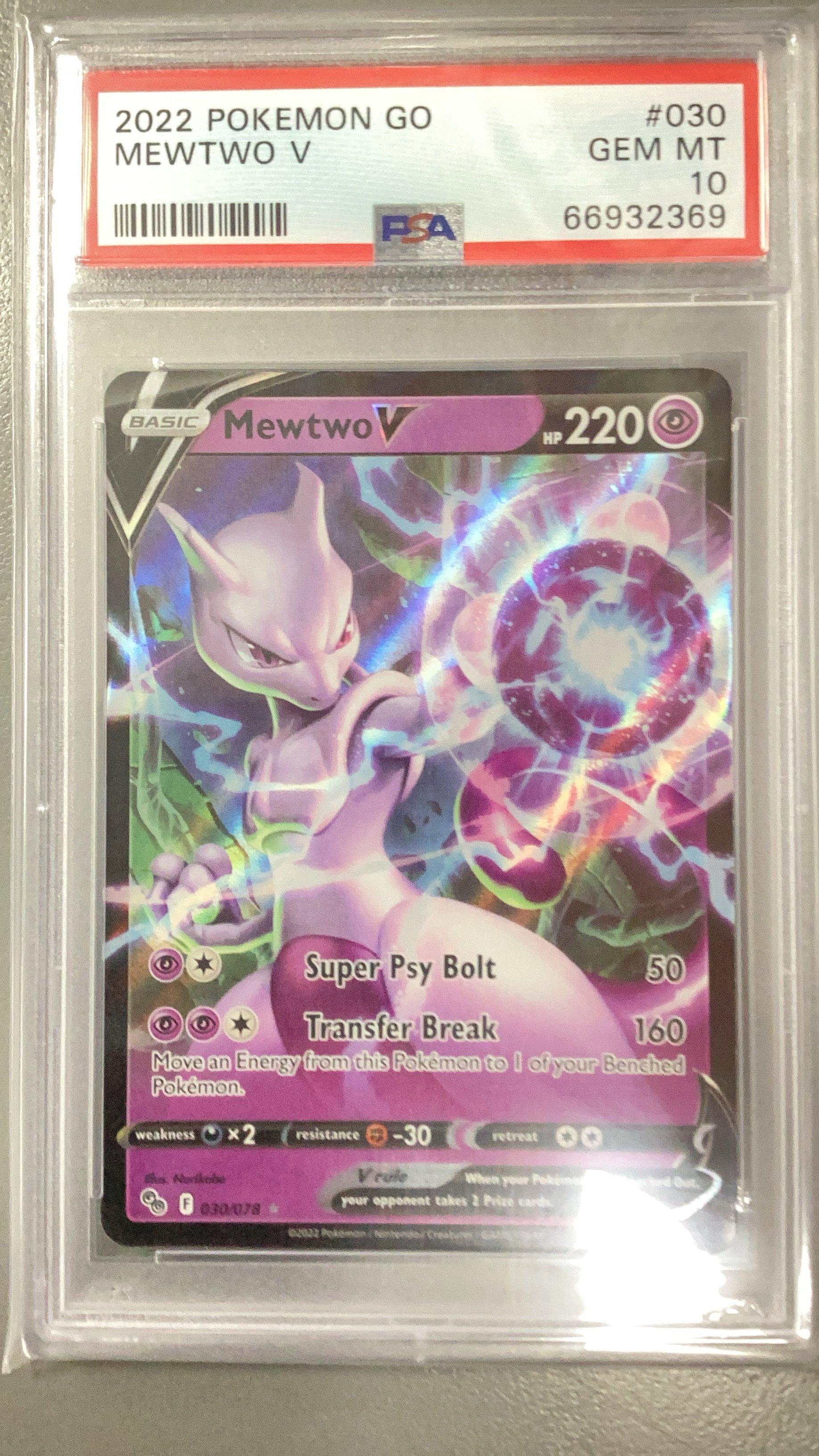 2022 Pokemon Go 030 Mewtwo V PSA 10 | GameStop