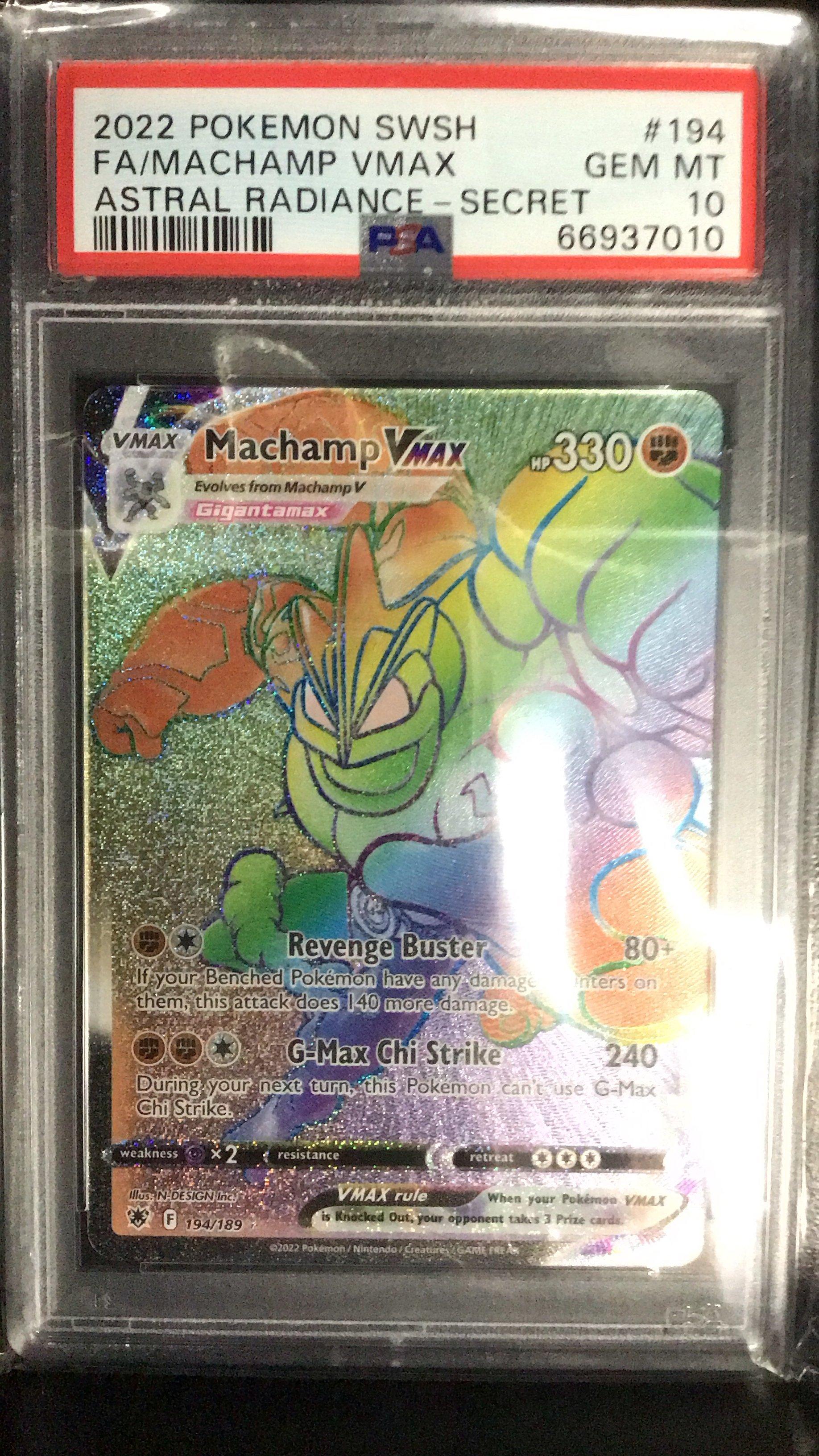 2022 Pokemon Sword & Shield Astral Radiance 194 Full Art/machamp