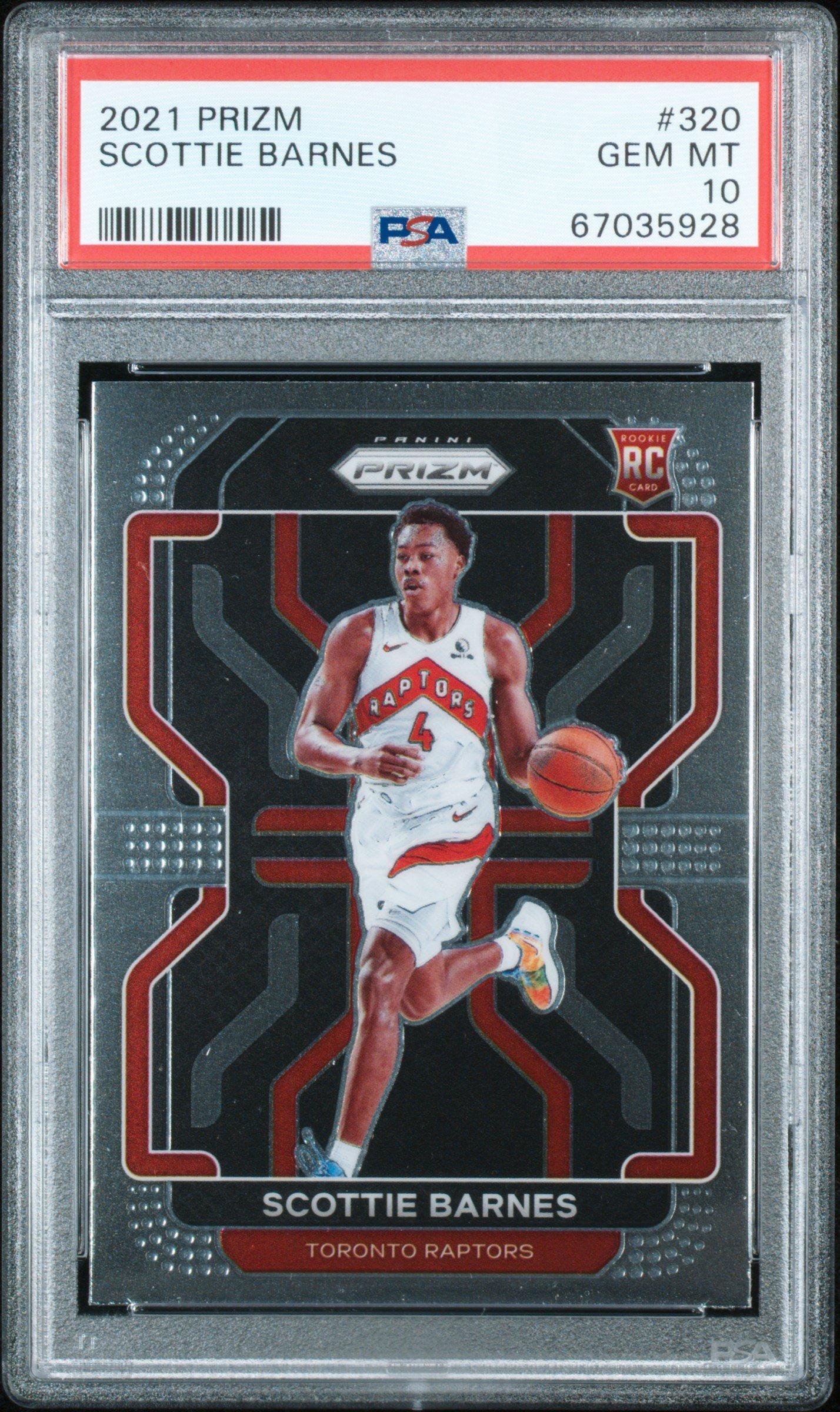 2021 Panini Prizm 320 Scottie Barnes PSA 10
