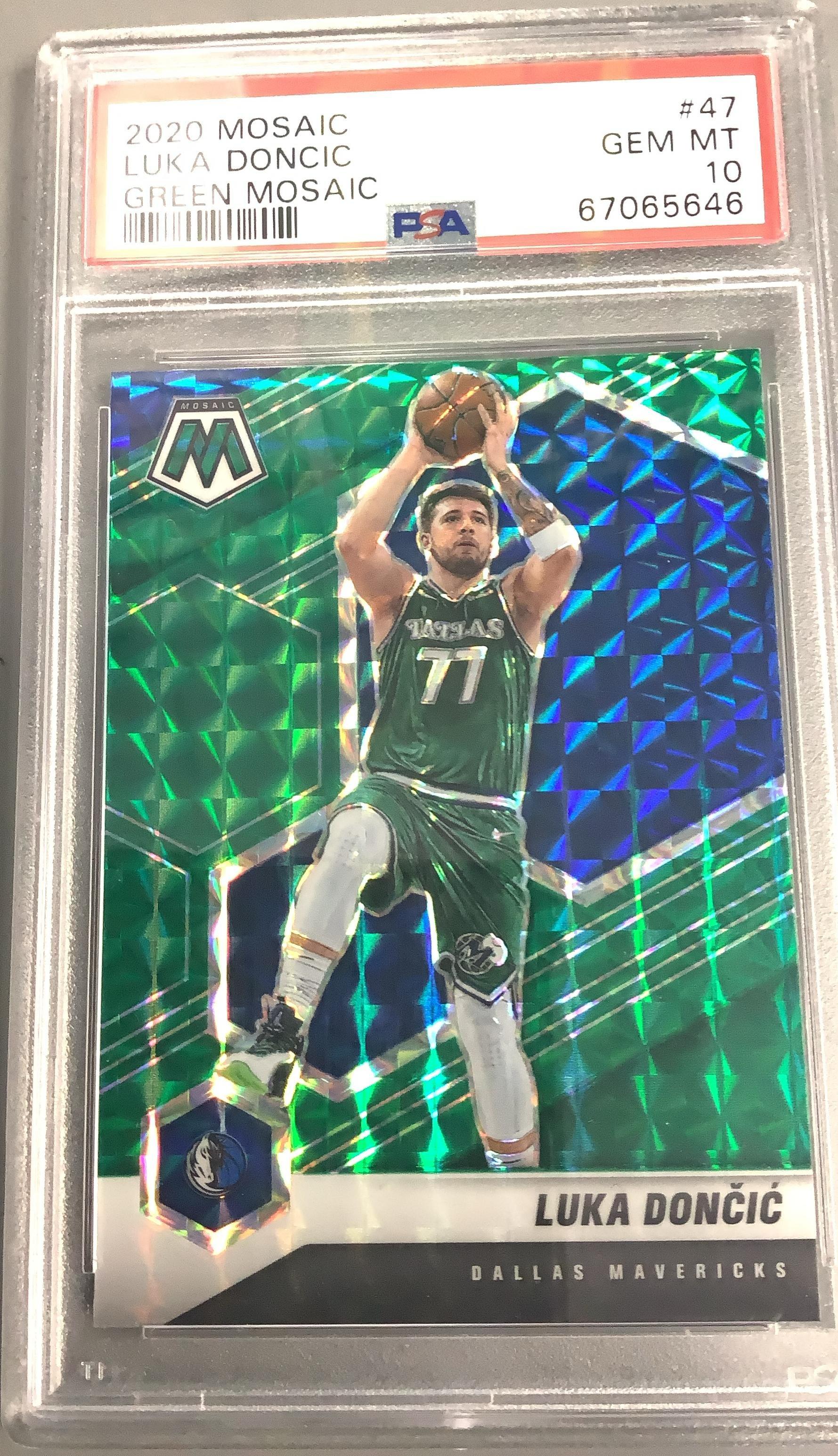 Luka Doncic PANINI outlet Mosaic PSA 10 Amazing