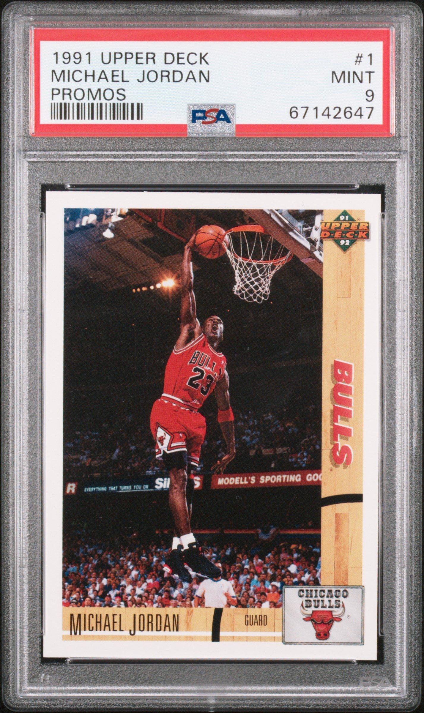 1991 Upper Deck Promos 1 Michael Jordan PSA 9 | GameStop