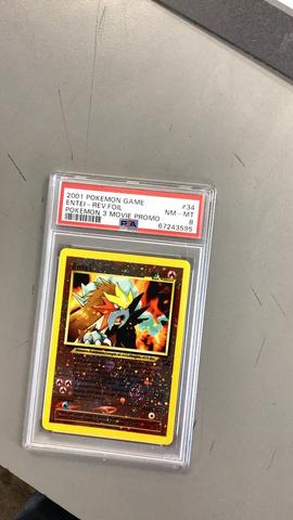 2000 Pokemon Game Movie Ancient Mew Pokemon 2000 Movie PSA 8