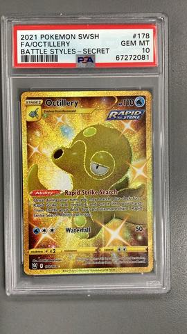 2021 Pokemon Sword & Shield Battle Styles 161 Full Art/phoebe PSA