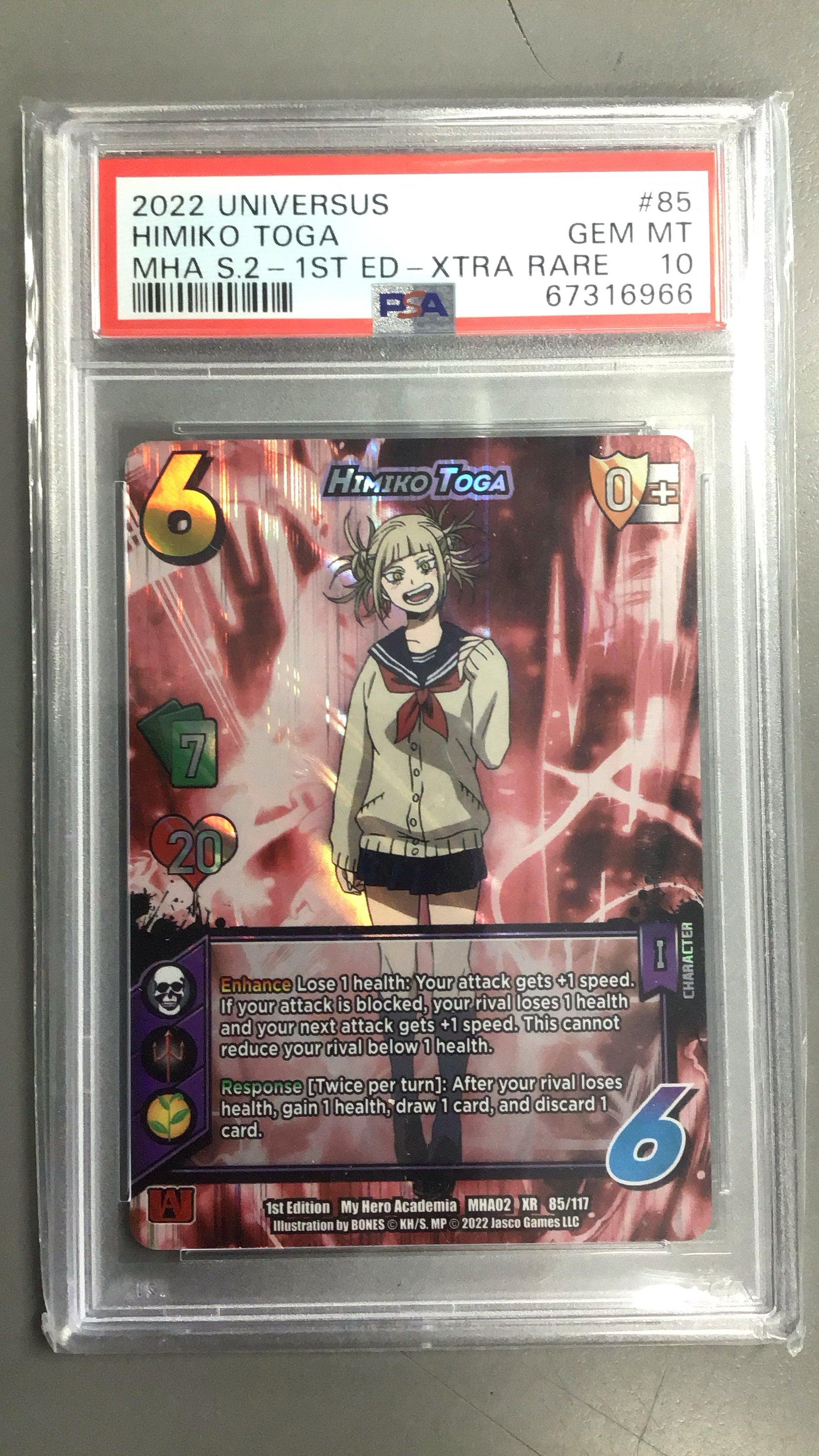 2021 Universus My Hero Academia buy Katsuki Bakugo XR 1st Edition PSA 10