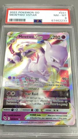 2022 Pokemon Go 031 Mewtwo Vstar PSA 8 | GameStop