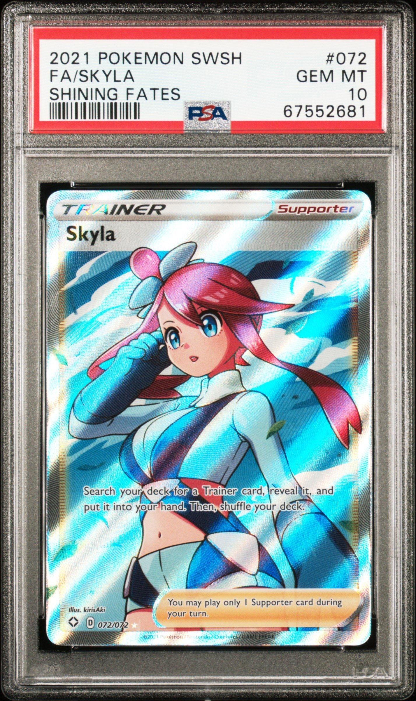 Skyla PSA 10 Full Art LOW POP 19 Pokemon 2012 Boundaries