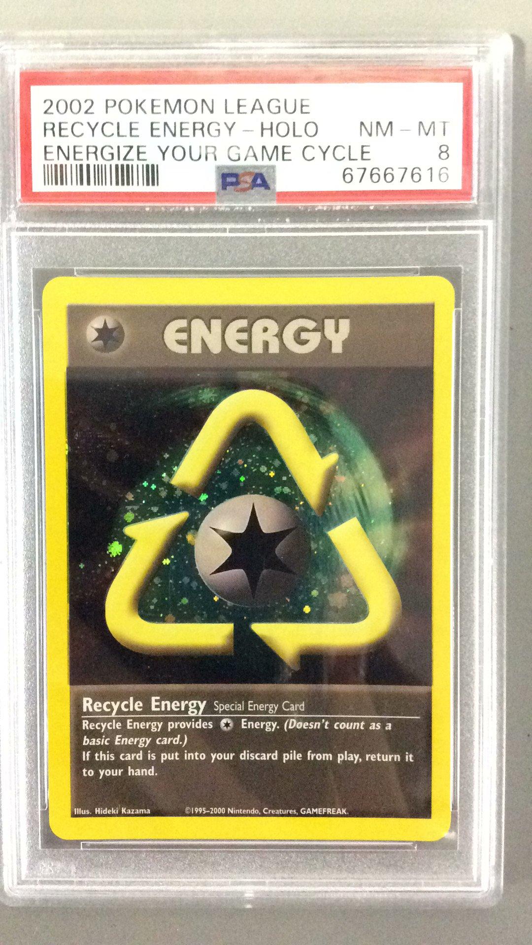 Pokemon Cards Energy Pokemon Fire Energy Card - 2002 WotC Energize League  Promo, Reverse Holo, Moderately Played Card Pokemon Energy