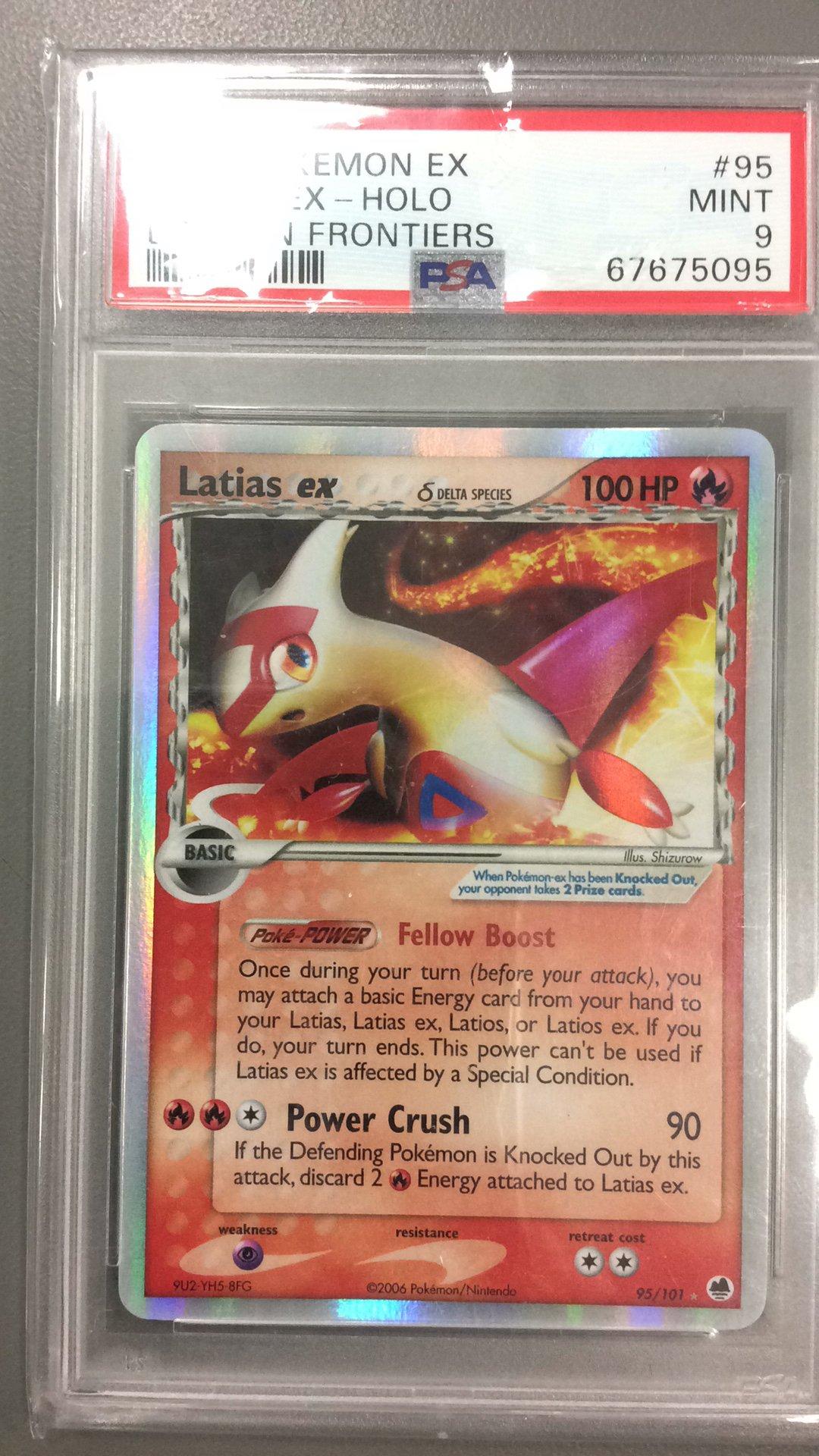 2006 Pokemon Ex Dragon Frontiers 95 Latias Ex-holo PSA 9 | GameStop