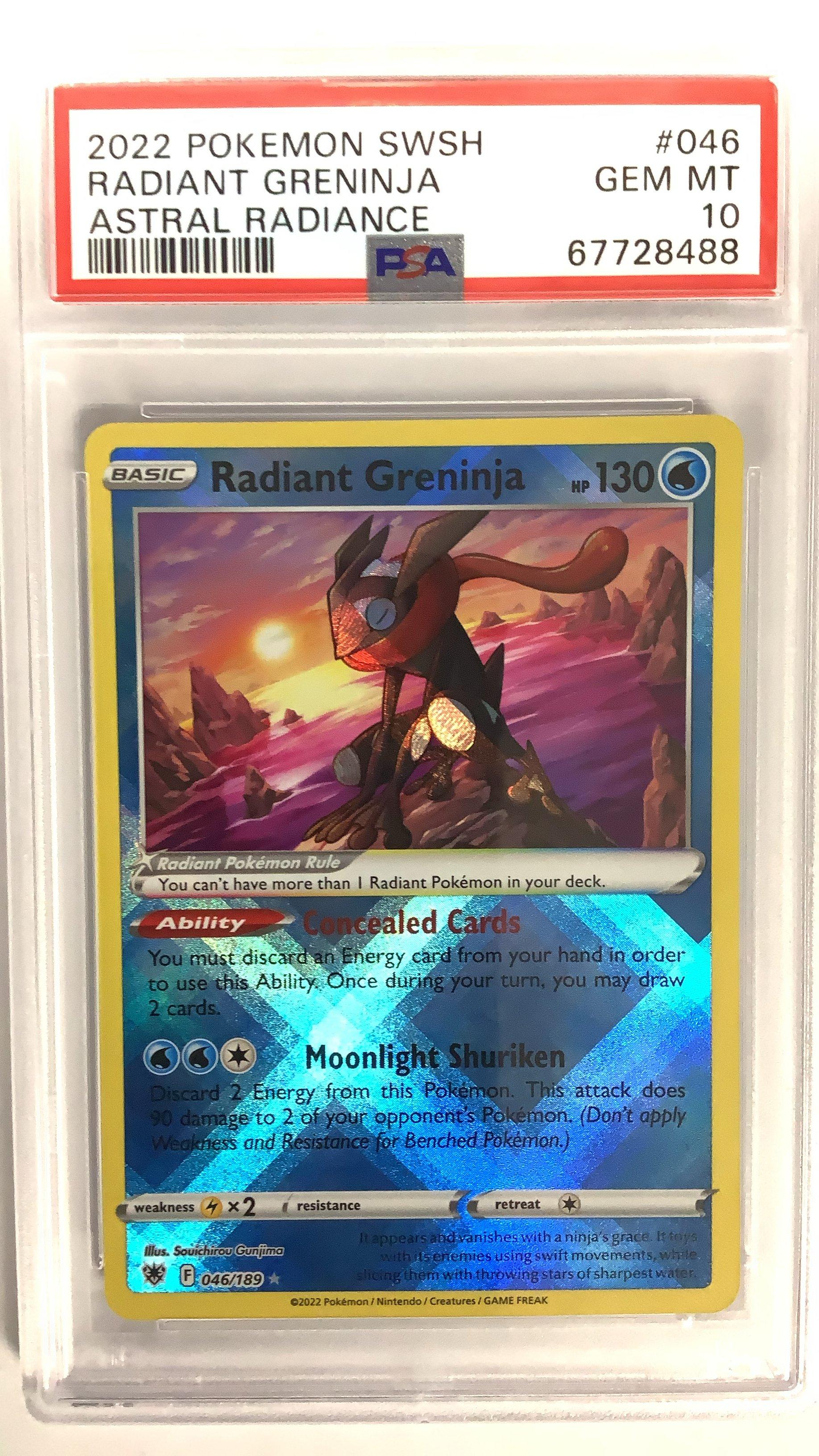 2022 Pokemon Sword & Shield Astral Radiance 046 Radiant Greninja