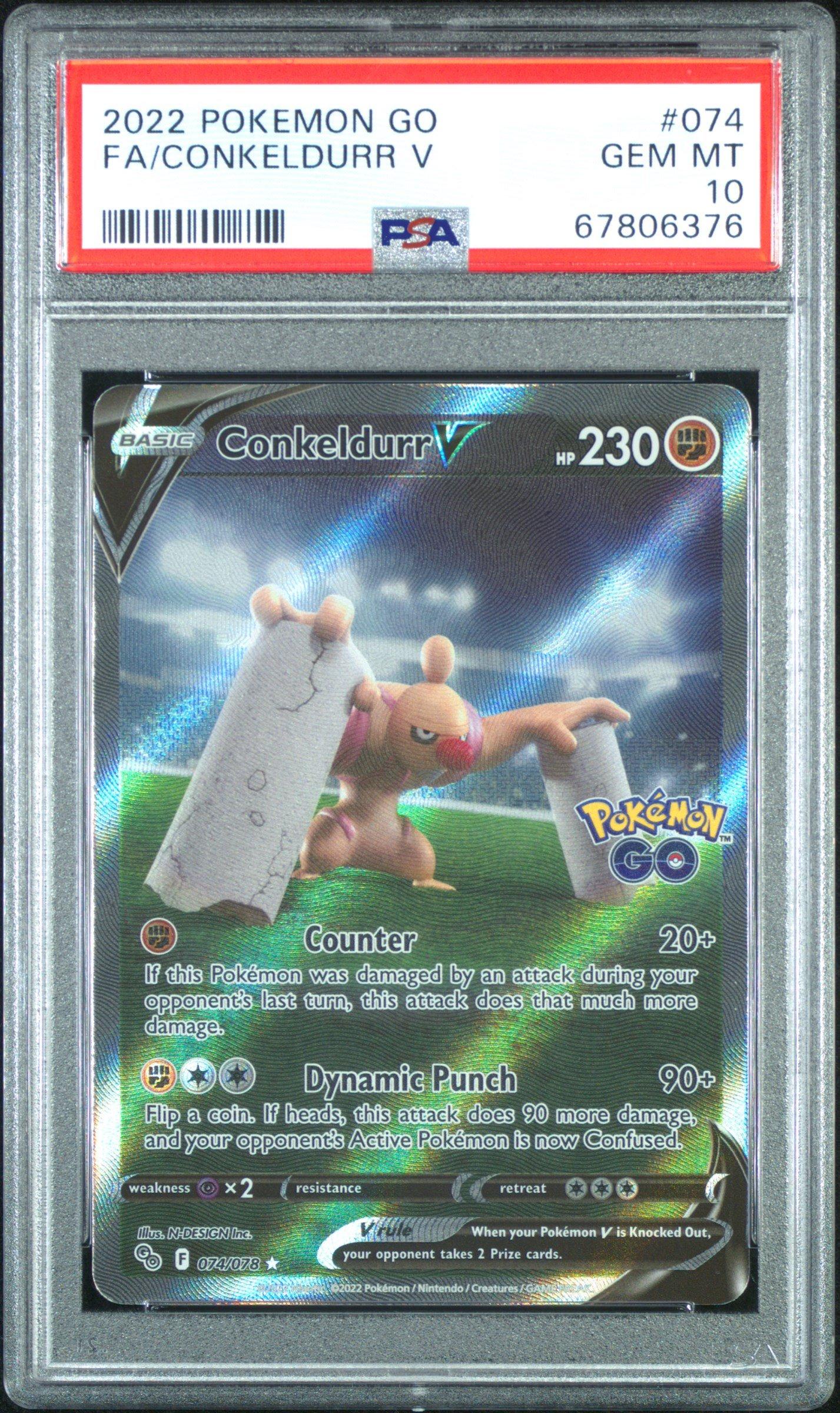 conkeldurr v pokemon go card value (040/078) [Pokémon GO] and your opponents Active Pokémon is now Confused Pokemon GO Conkeldurr V #73