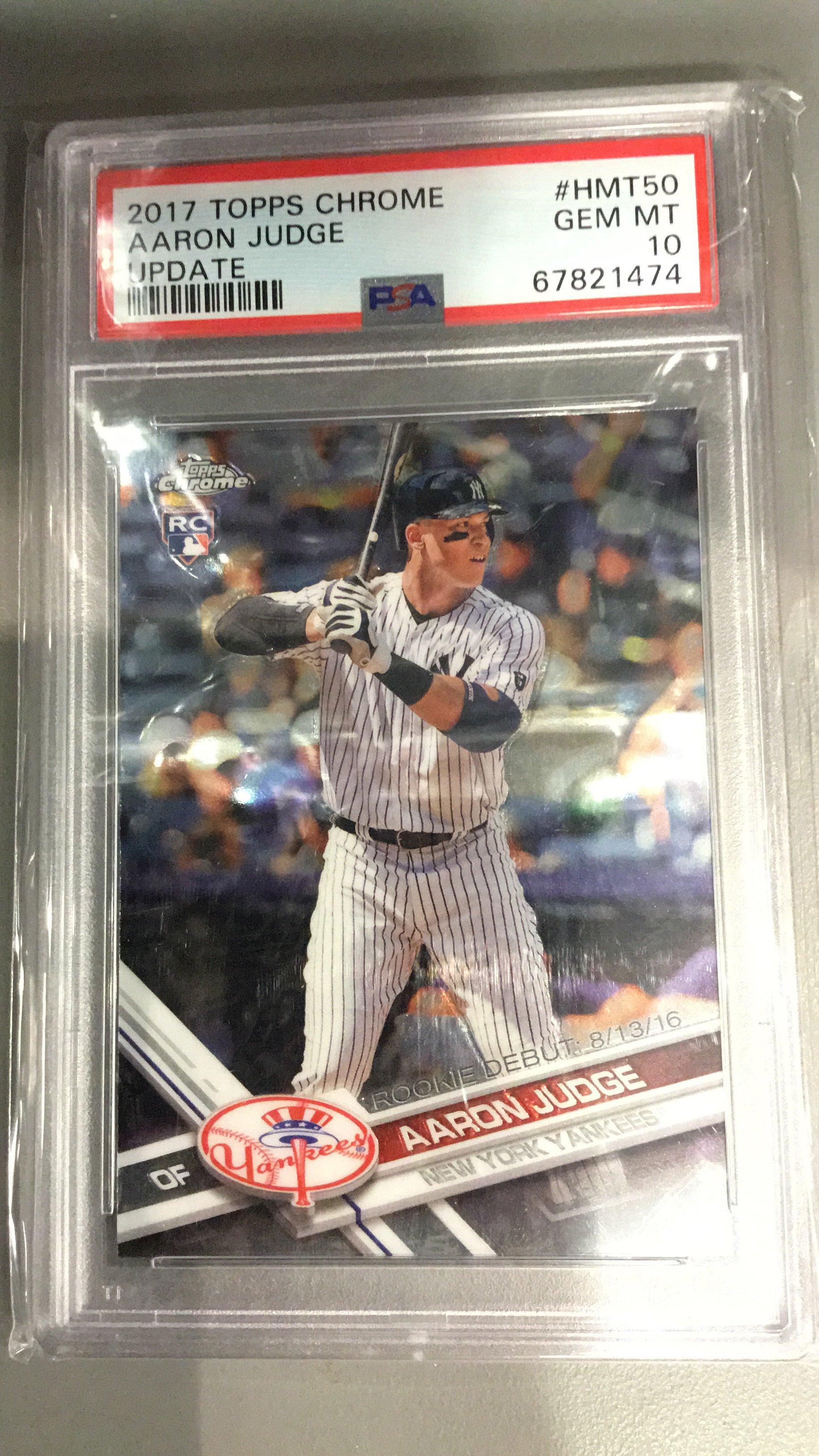 aaron judge graded cards PSA Card Mystery Power Pack - 1 PSA Graded Aaron Judge Card and 2 Packs of Per Pack Official trading card for collectors UPDATE SOLD OUT THANK YOU