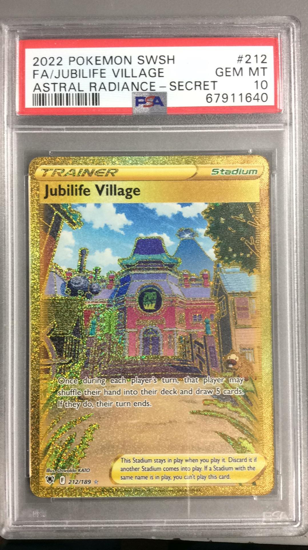2022 Pokemon Sword & Shield Astral Radiance 212 Full Art/jubilife