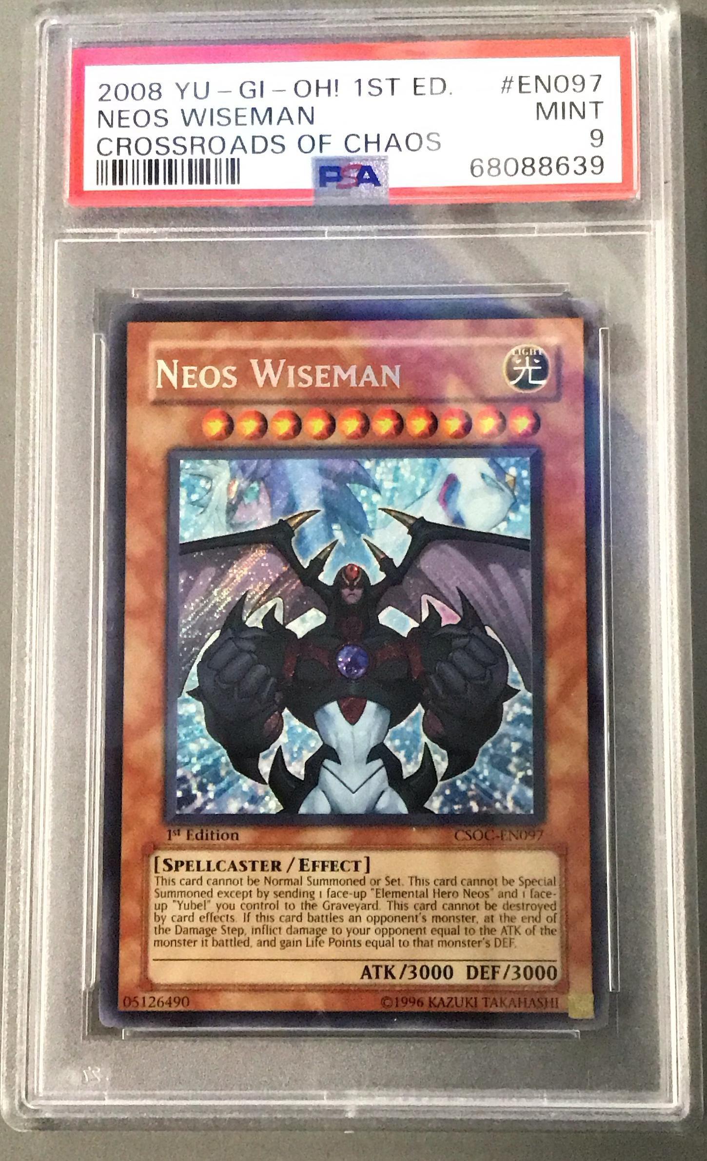 2008 Yu-gi-oh! Csoc-crossroads Of Chaos En097 Neos Wiseman 2008 Yu-gi-oh! Csoc-crossroads Of Chaos En097 Neos Wiseman