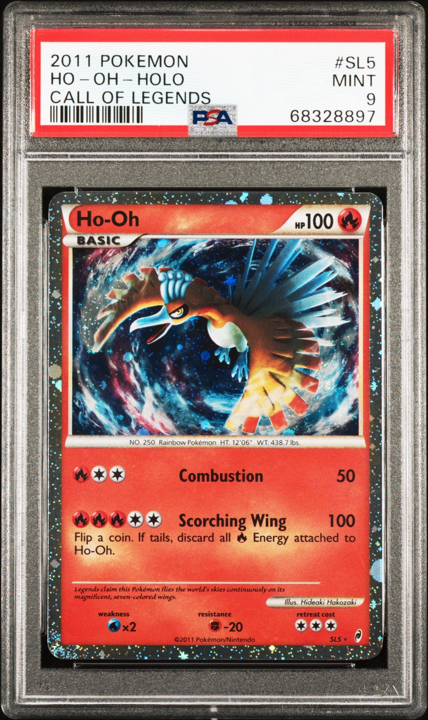 2011 Pokemon Call Of Legends Sl5 Ho-oh-holo PSA