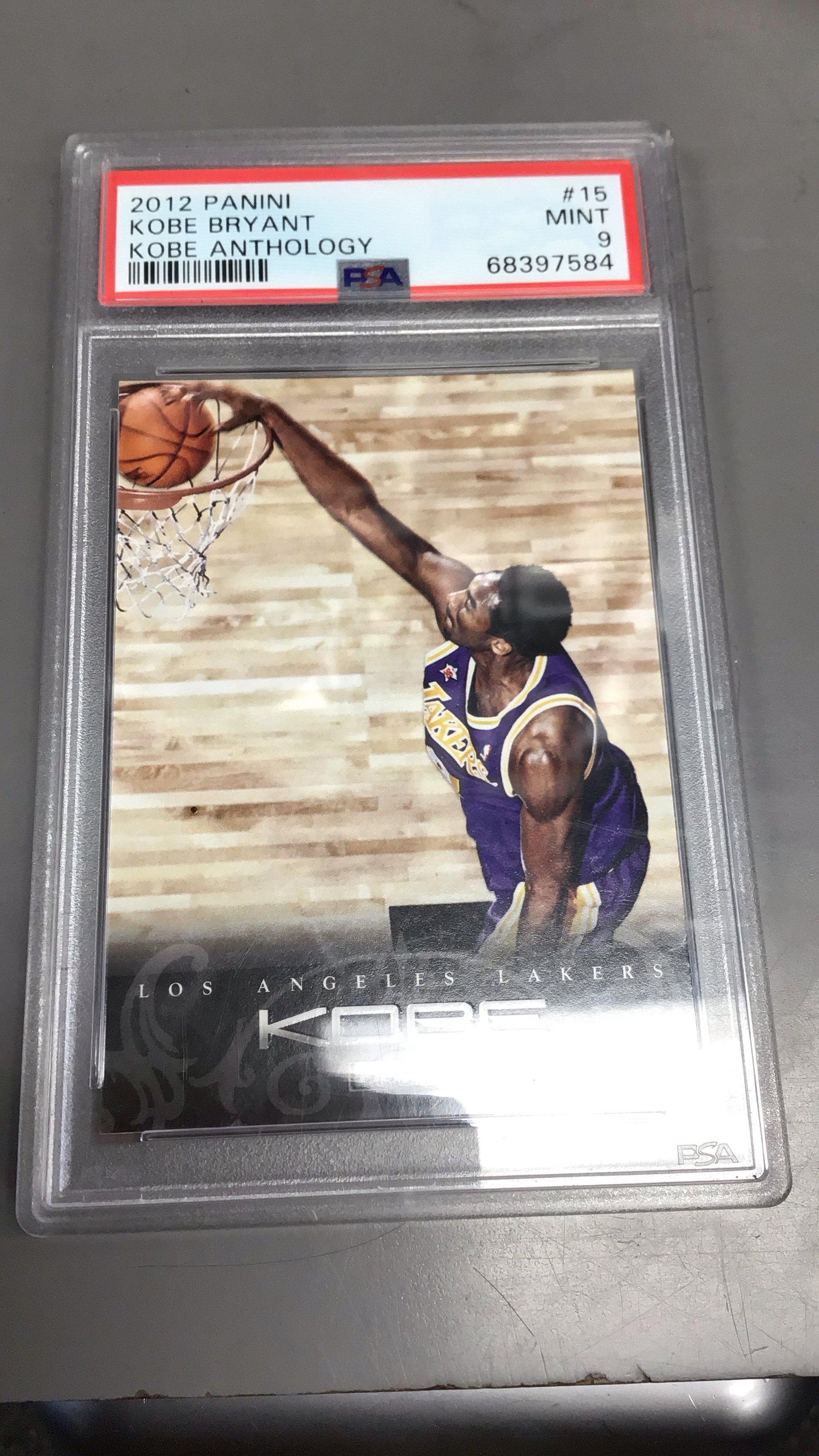 2012 Panini Kobe Anthology 15 Kobe Bryant PSA 9