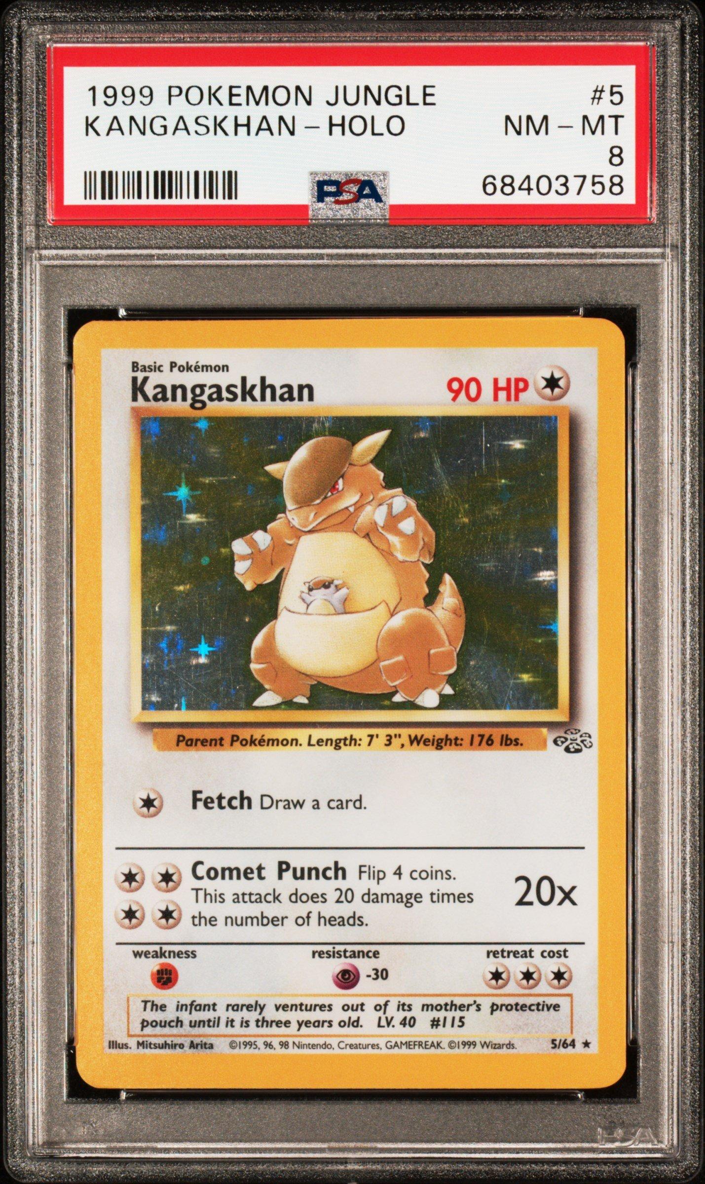 1999 Pokemon Jungle 5 Kangaskhan-holo PSA 8 | GameStop
