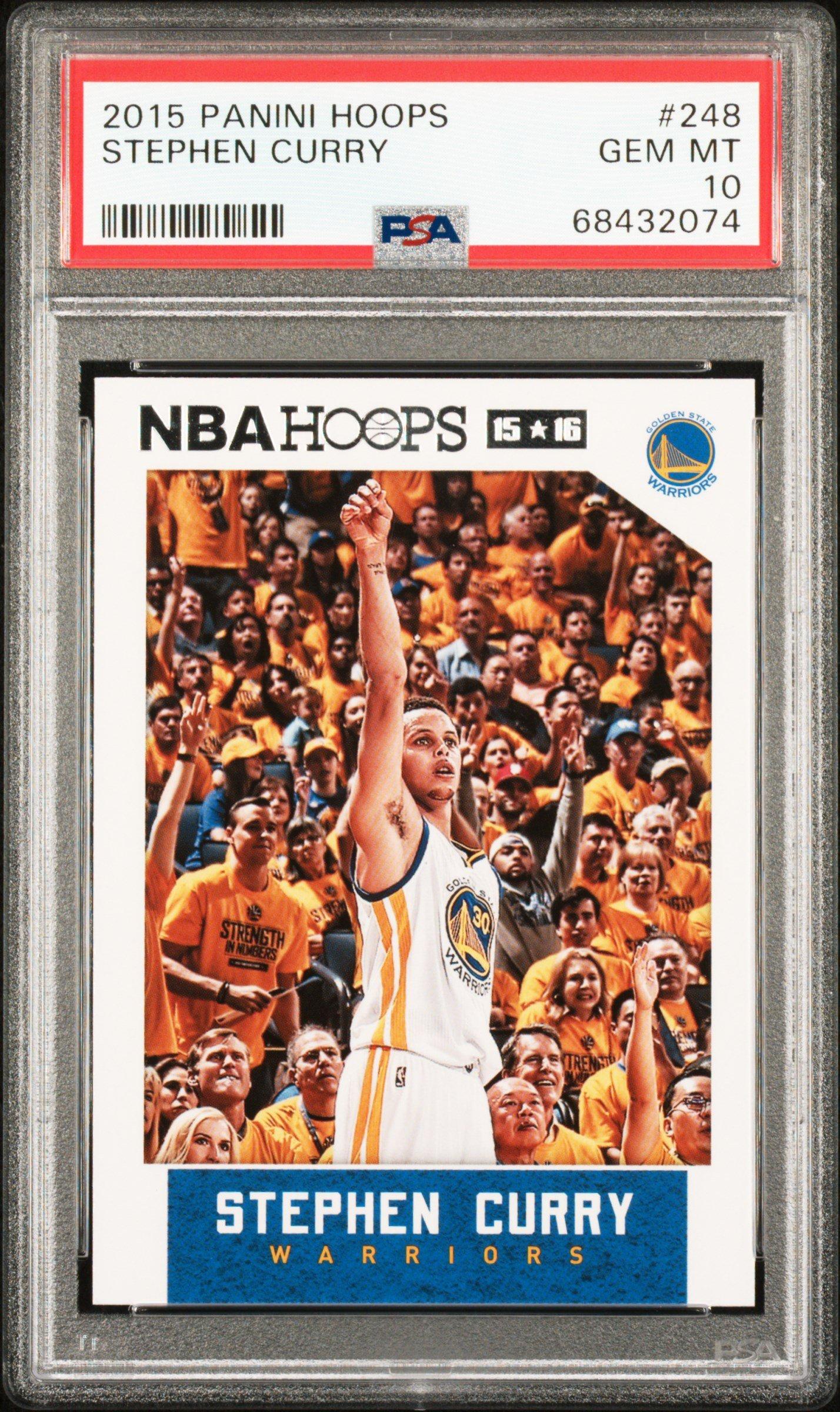 2015 Panini Hoops 248 Stephen Curry PSA 10