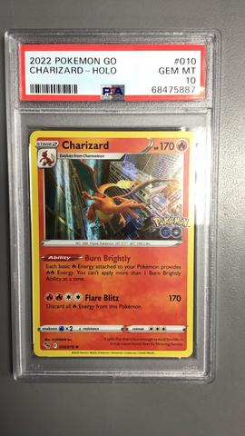 2022 ポケモンGO リザードン PSA 10 2022 Pokemon Go 010 Charizard-holo PSA 10 Graded Card | GameStop