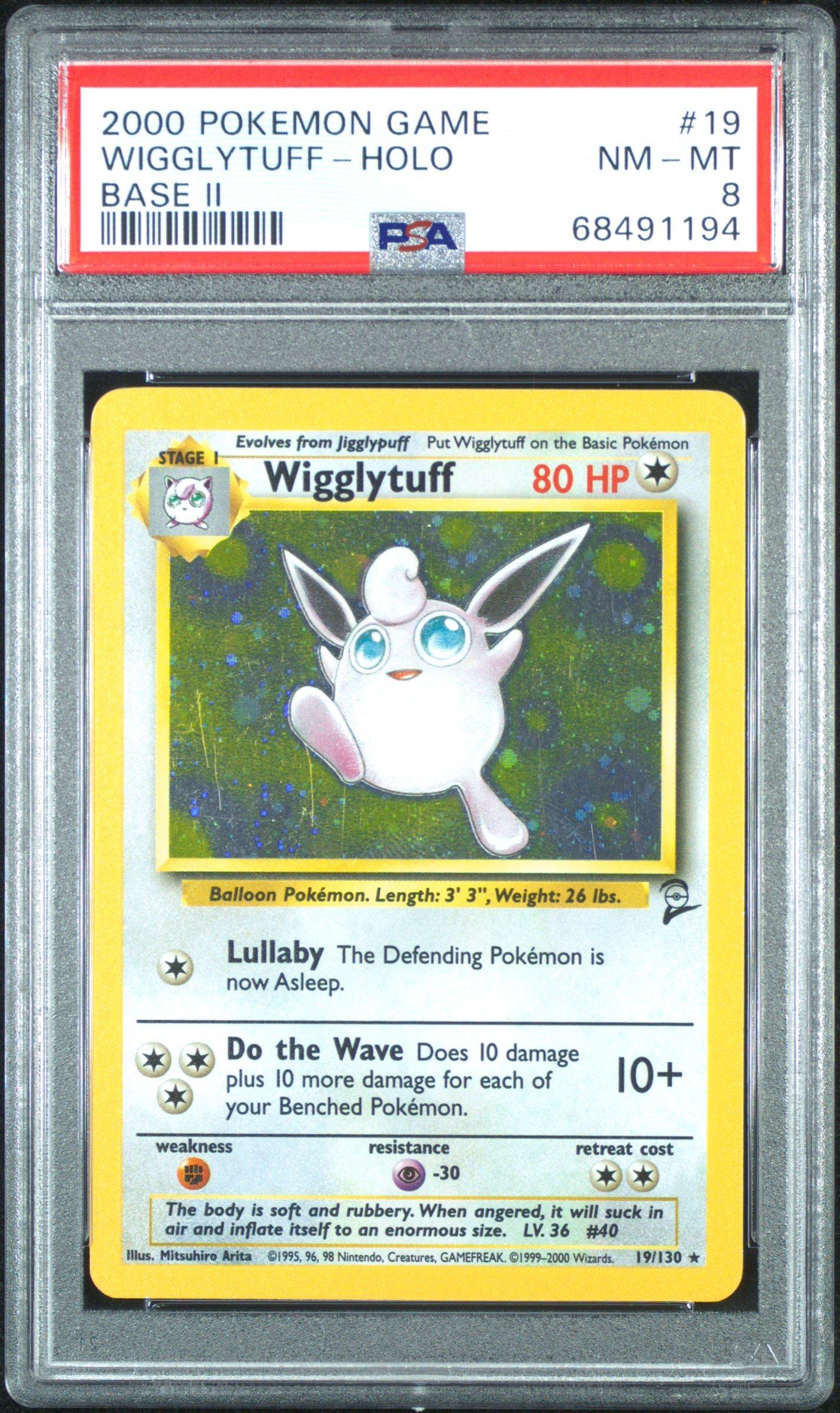 2000 Pokemon Game Base Ii 19 Wigglytuff-holo PSA 8 | GameStop