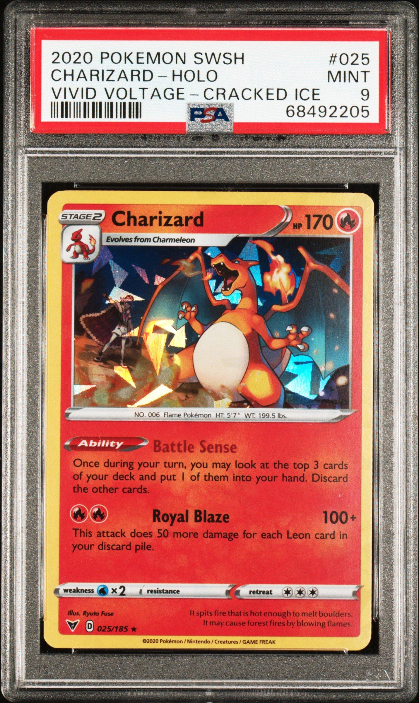 2020 Pokemon Sword & Shield Vivid Voltage 025 Charizard-holo