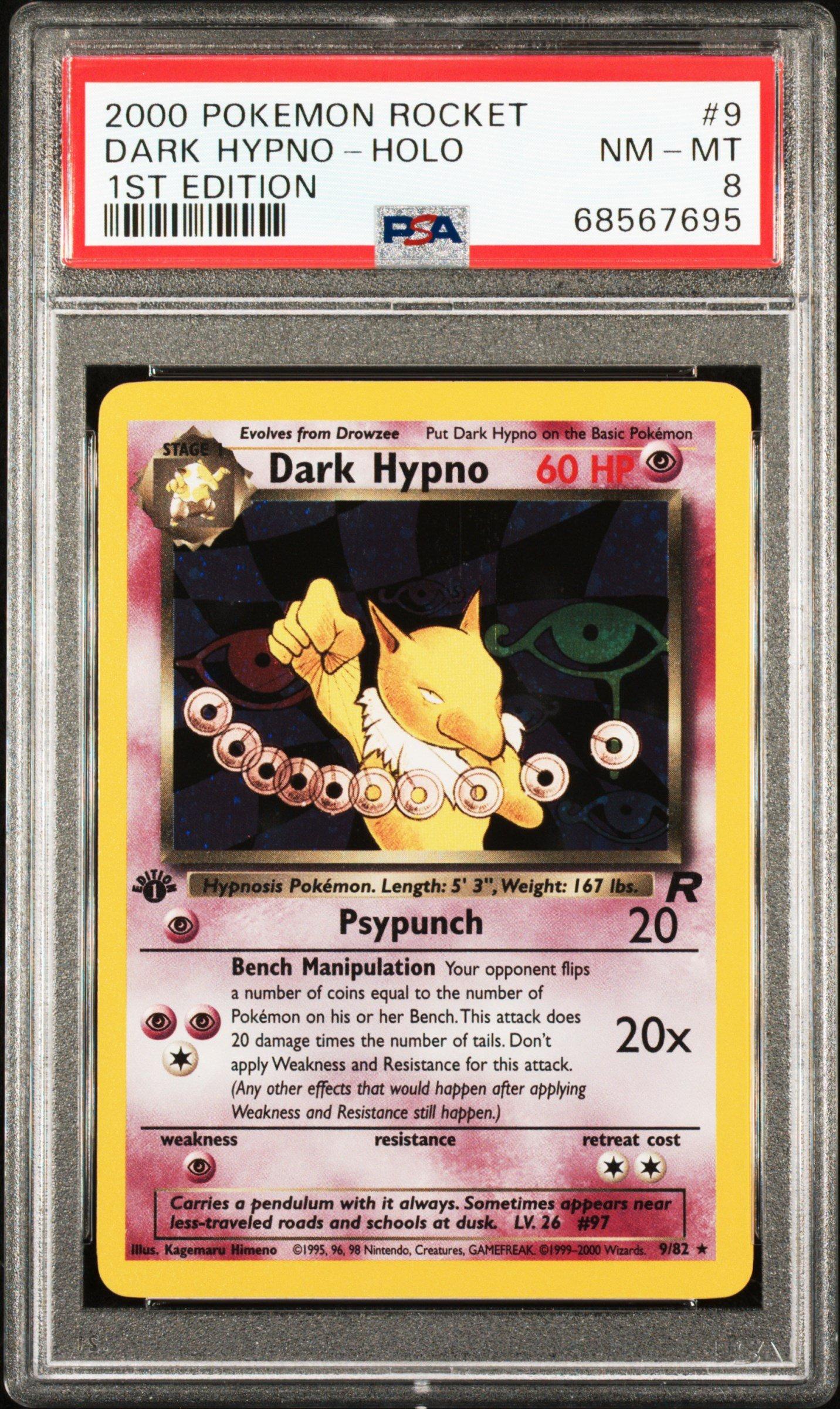 hypno holographic card Pokemon TCG: Scarlet & Violet Stage 1 Hypno 012/034 Holo CLB -