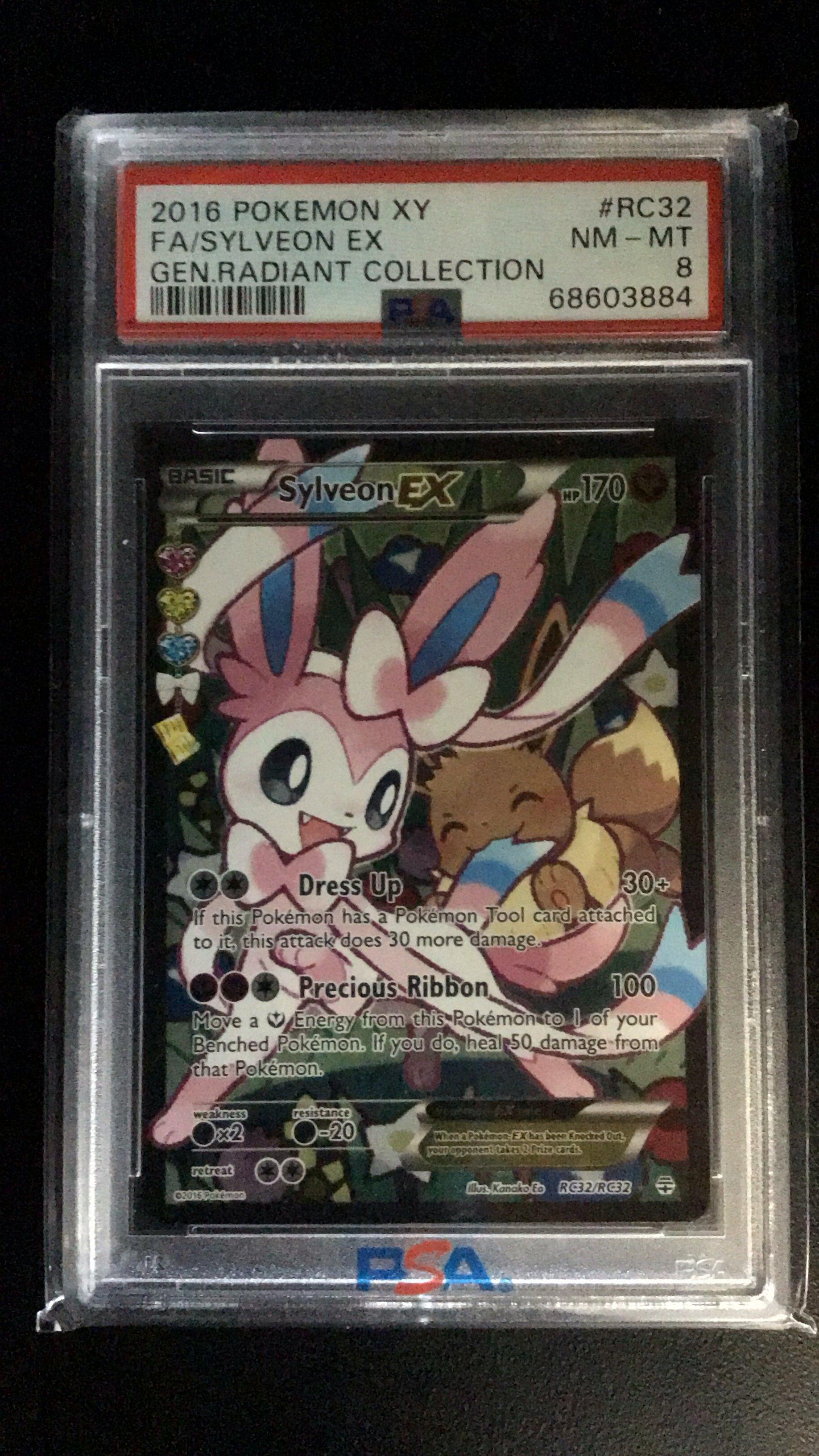 2016 Pokemon Xy Generations Radiant Collection Rc32 Full Art/sylveon Ex ...