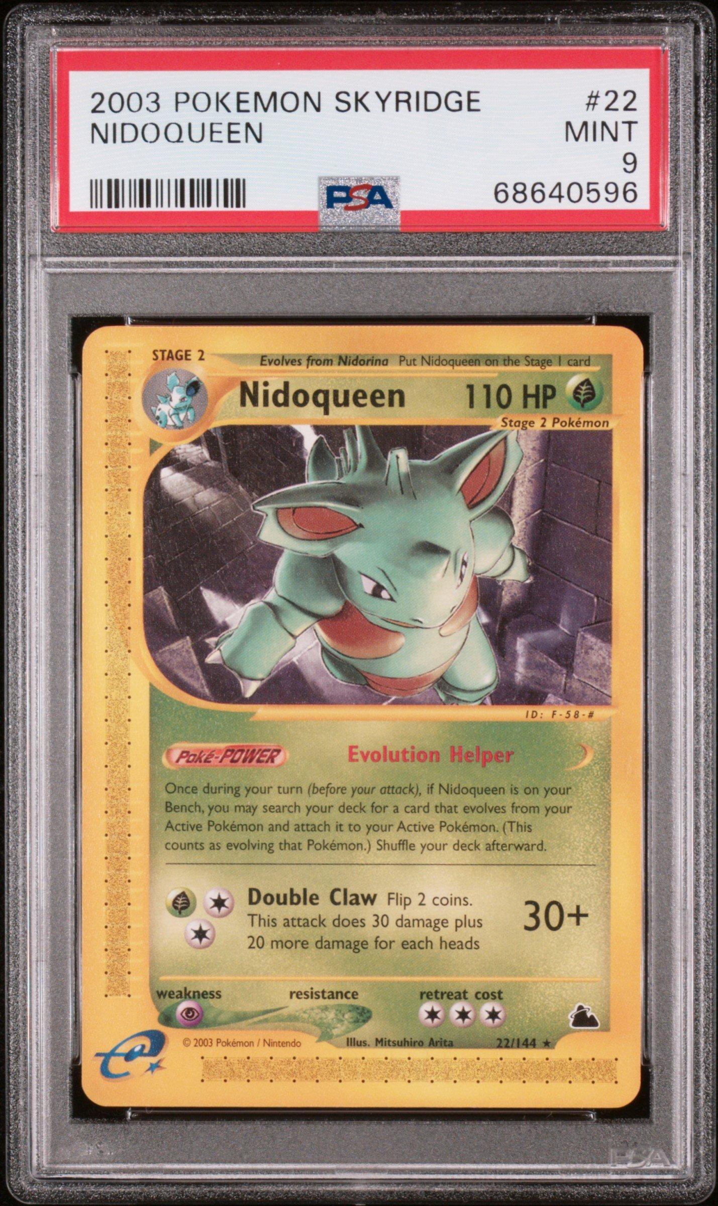 2003 Pokemon Skyridge 22 Nidoqueen PSA