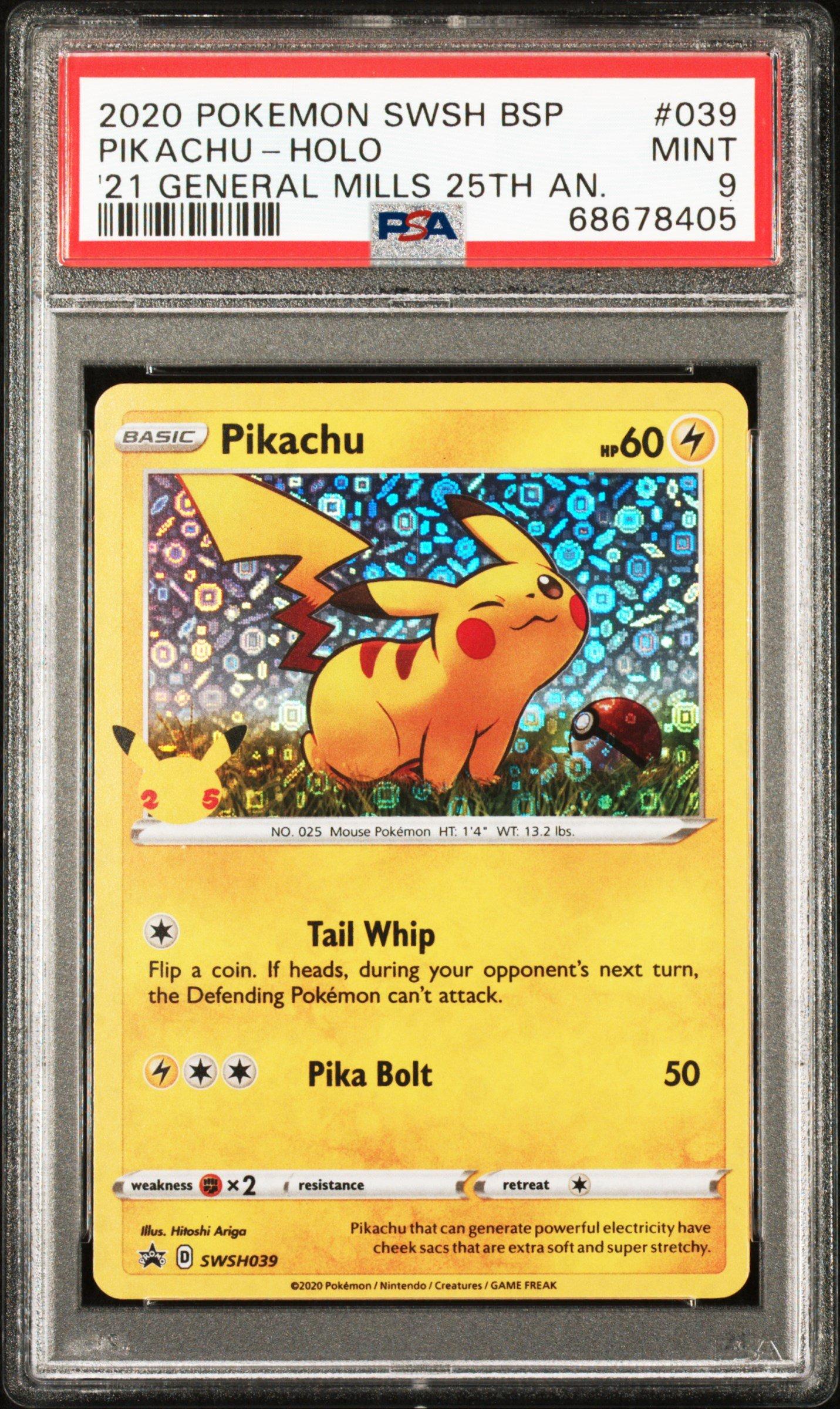 2020 Pokemon Swsh Black Star Promo 039 Pikachu-holo 2021 General