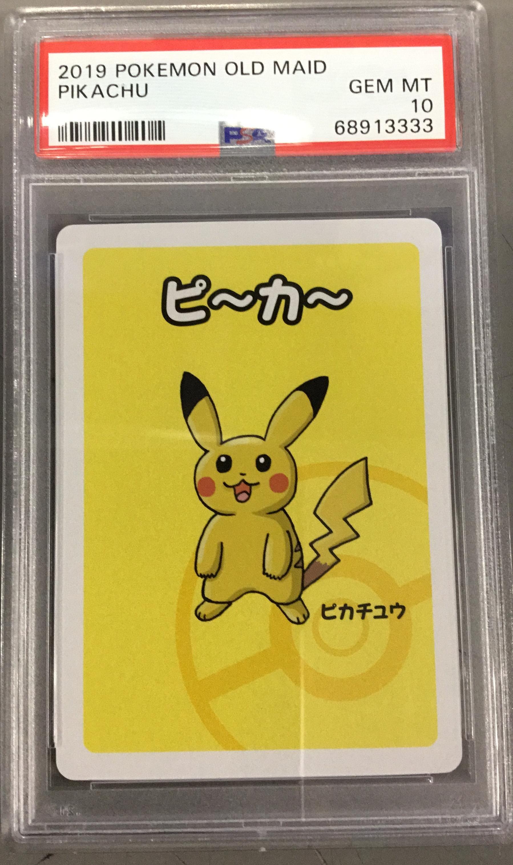 2019 Pokemon Old Maid Pikachu PSA 10 Graded Card | GameStop