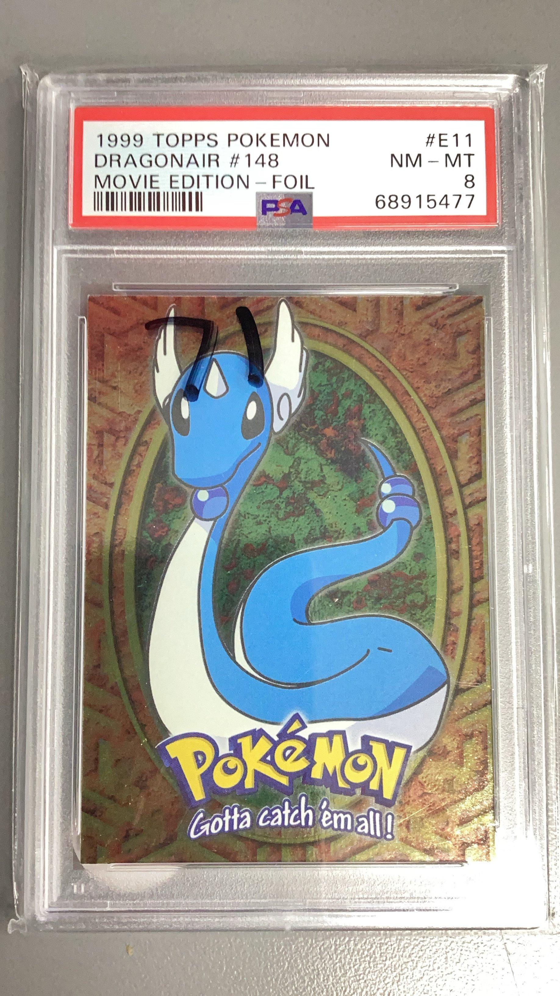 1999 Topps Pokemon The Movie Edt E11 Dragonair #148 Foil PSA 8 Graded Card  | GameStop